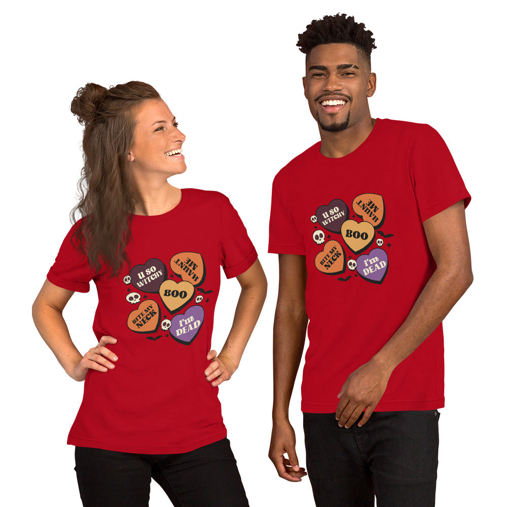 Halloween Hearts Unisex T-shirt