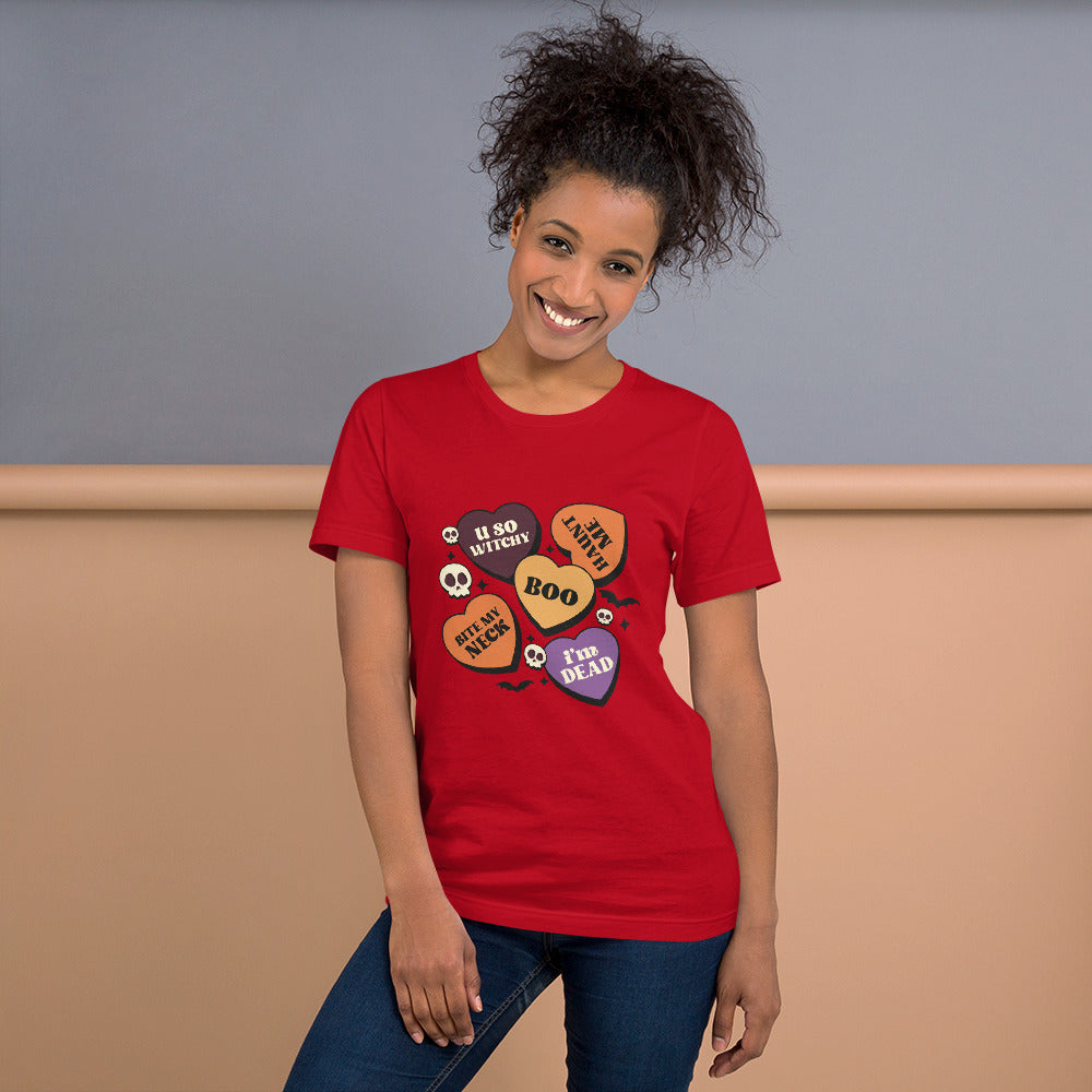 Halloween Hearts Unisex T-shirt