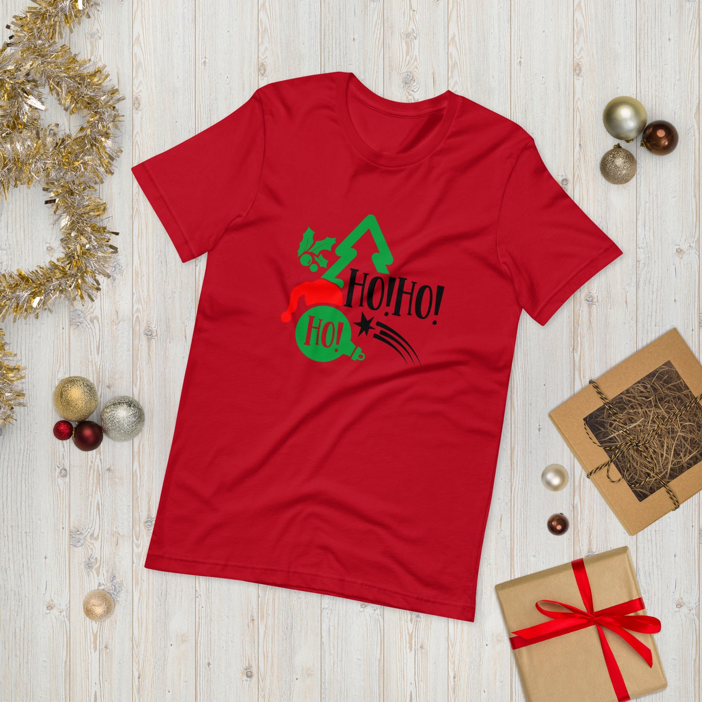 Ho Ho Ho Unisex T-shirt - Christmas
