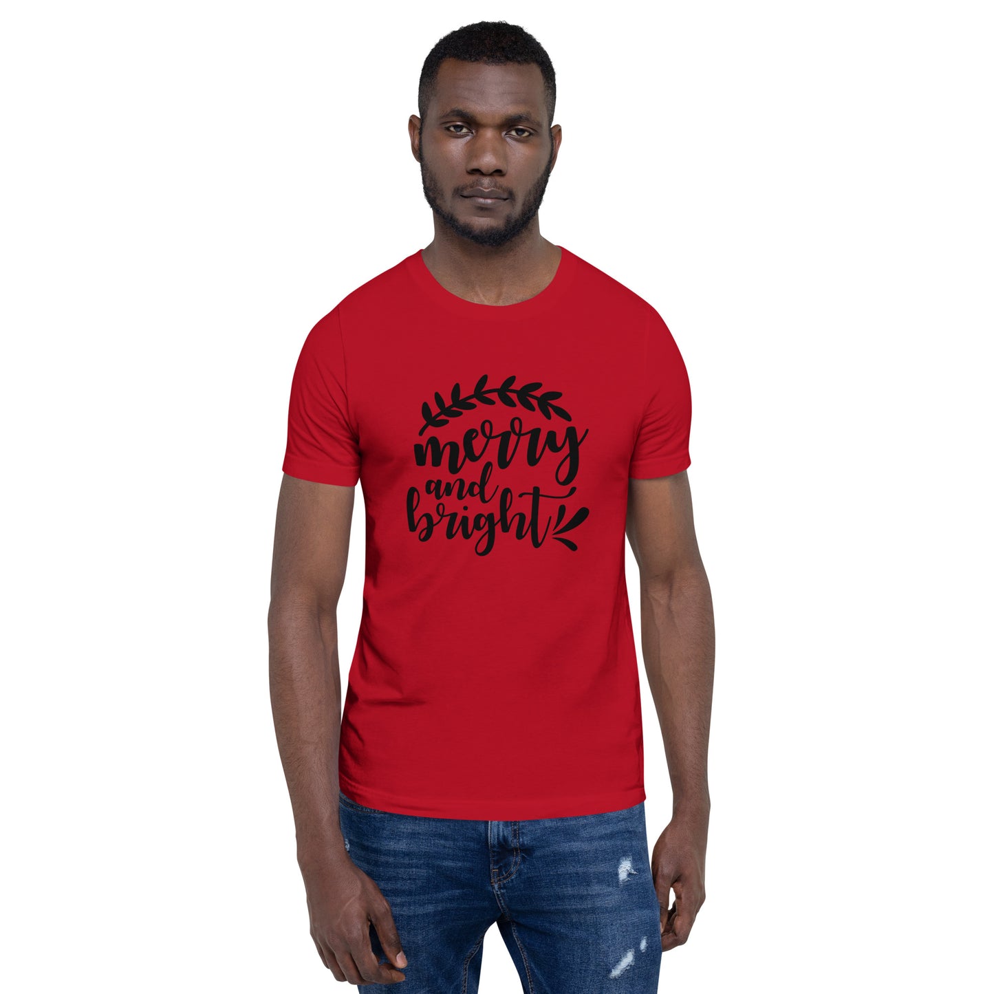 Merry and Bright Unisex t-shirt