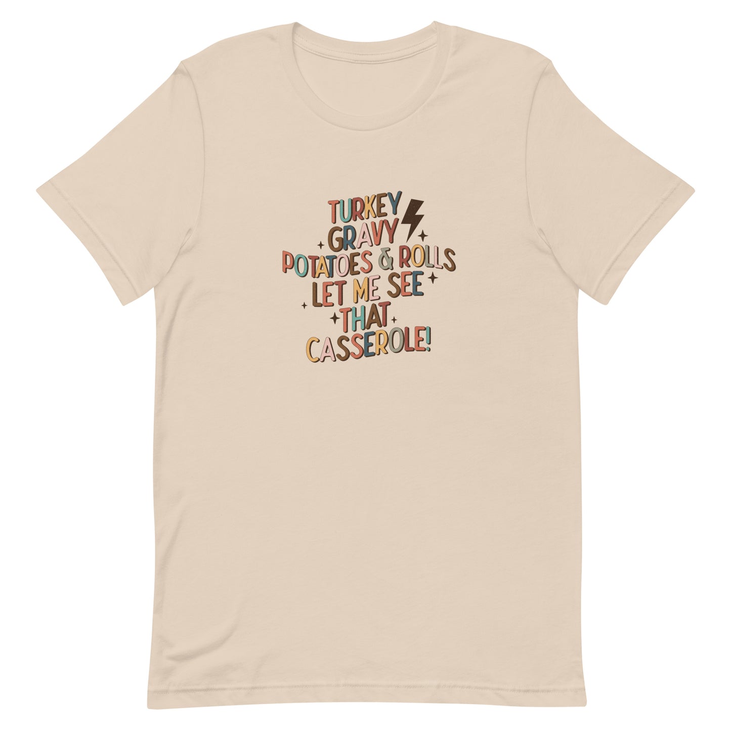 Turkey Gravy Potatoes & Rolls Unisex t-shirt