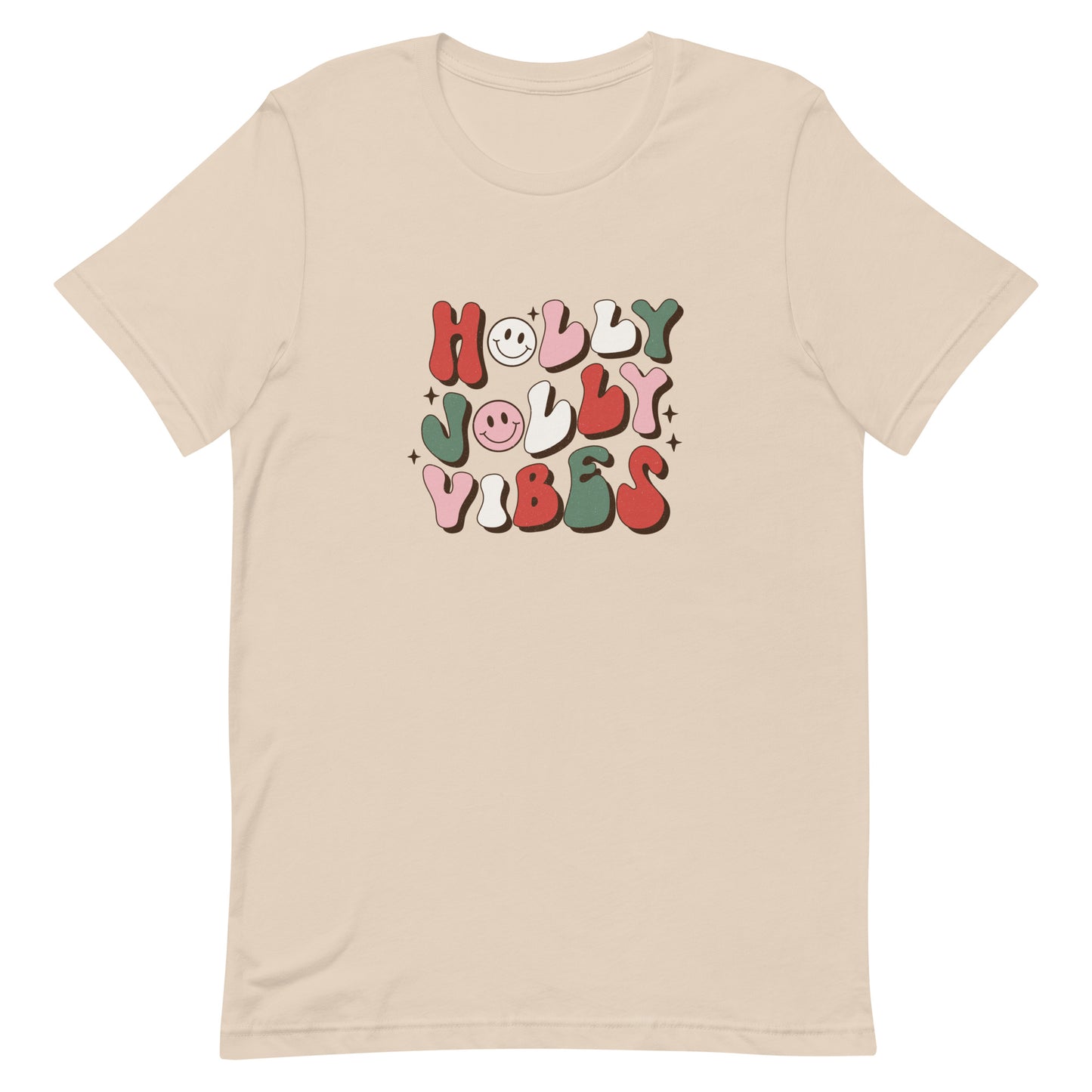 Holly Jolly Vibes Unisex T-shirt - Christmas Holiday