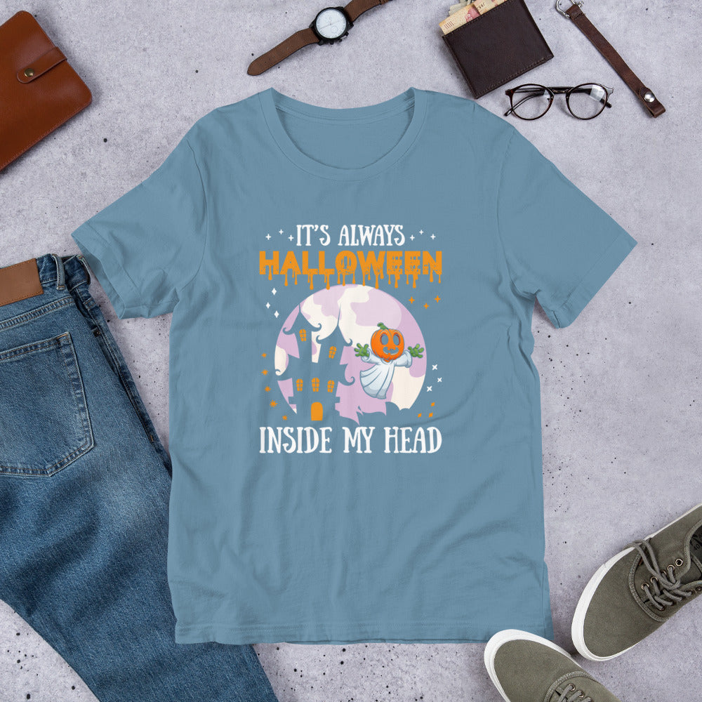 It's Always Halloween Inside My Head Unisex t-shirt