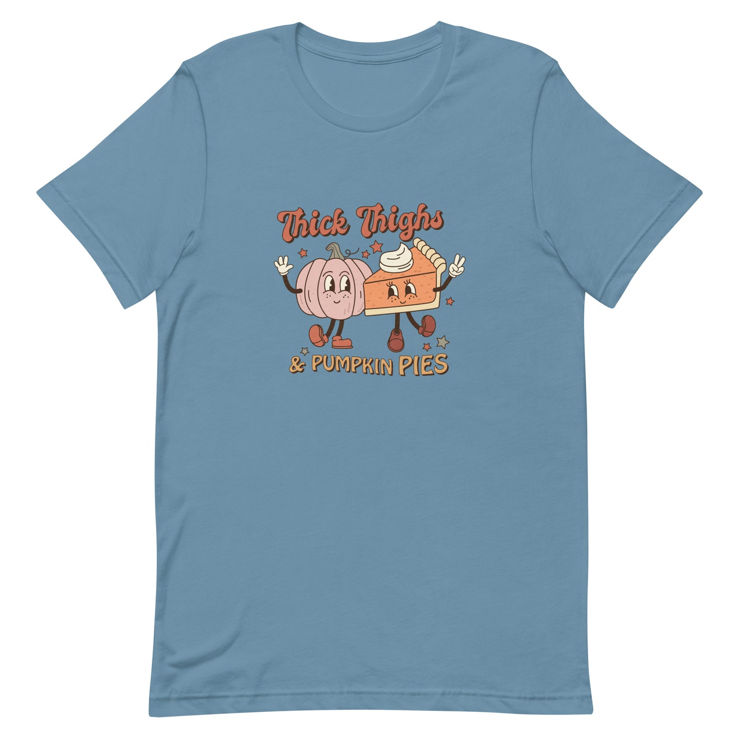 Thick Thighs and Pumpkin Pies Unisex t-shirt