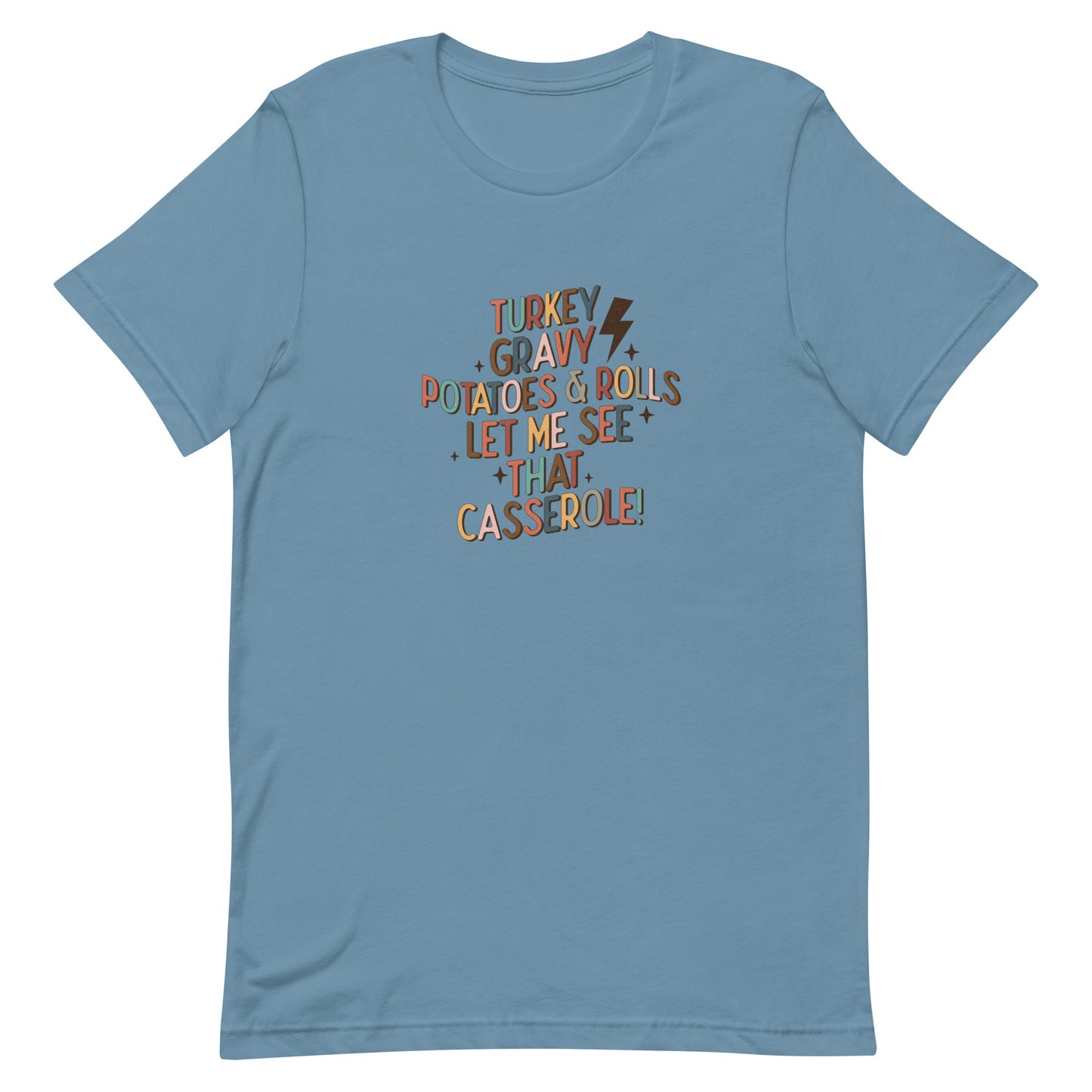 Turkey Gravy Potatoes & Rolls Unisex t-shirt