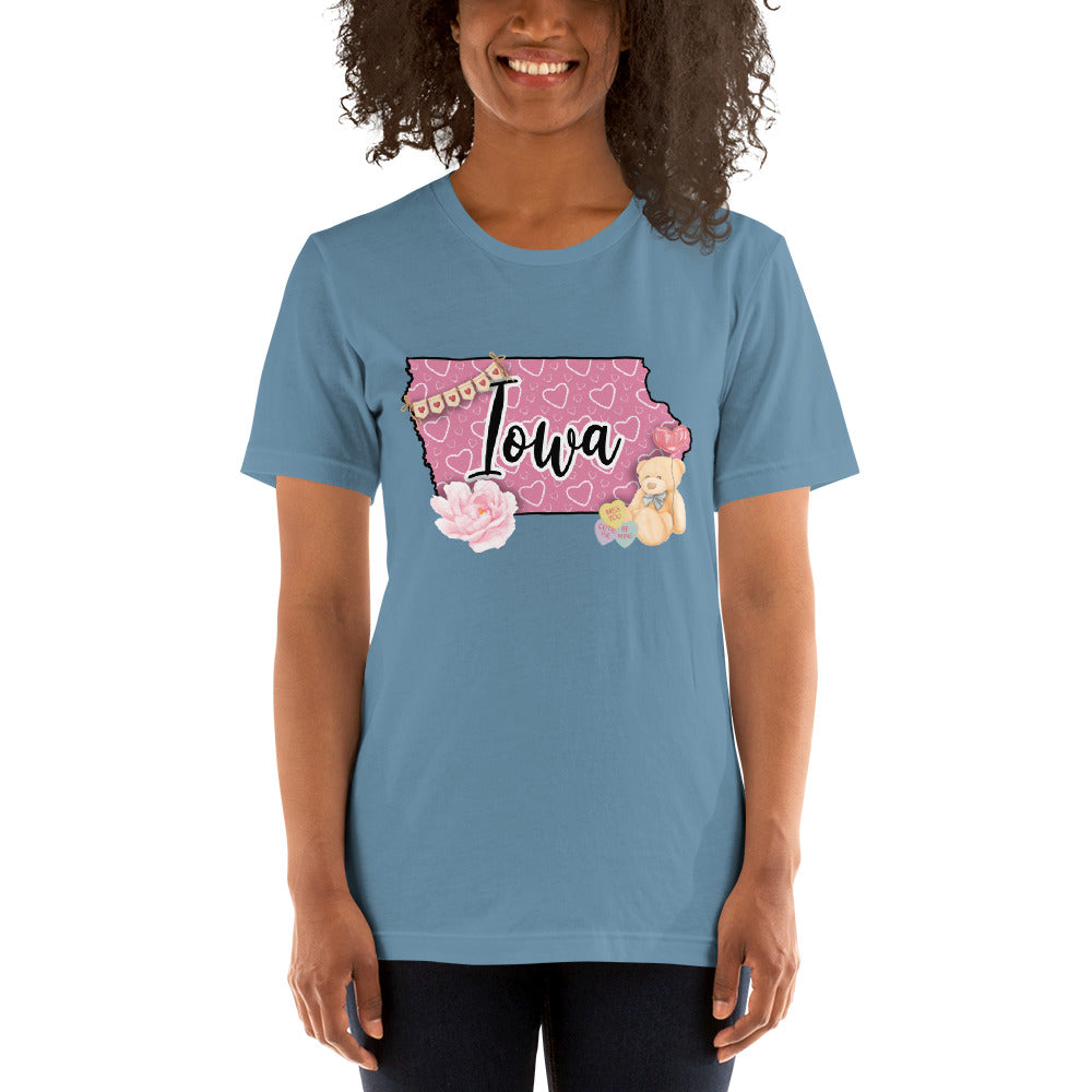 Iowa Valentine Unisex t-shirt