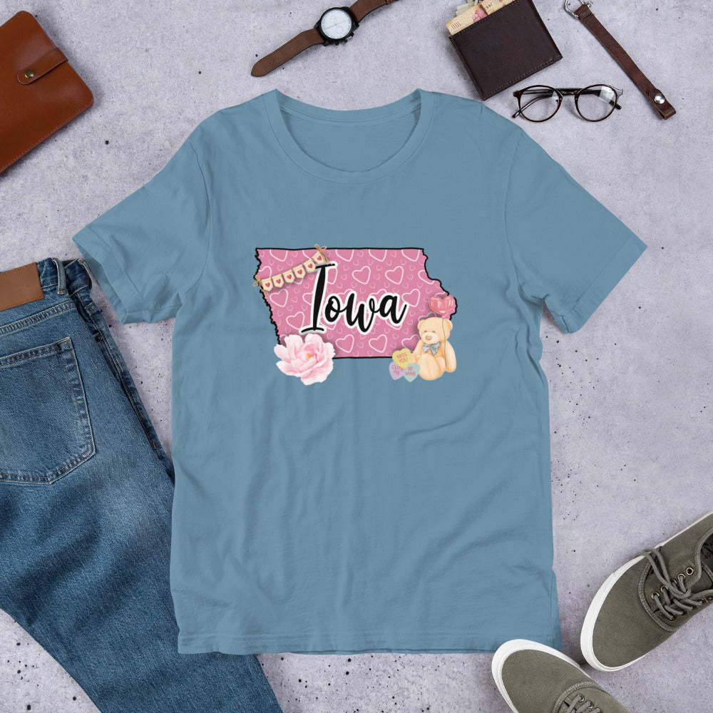 Iowa Valentine Unisex t-shirt