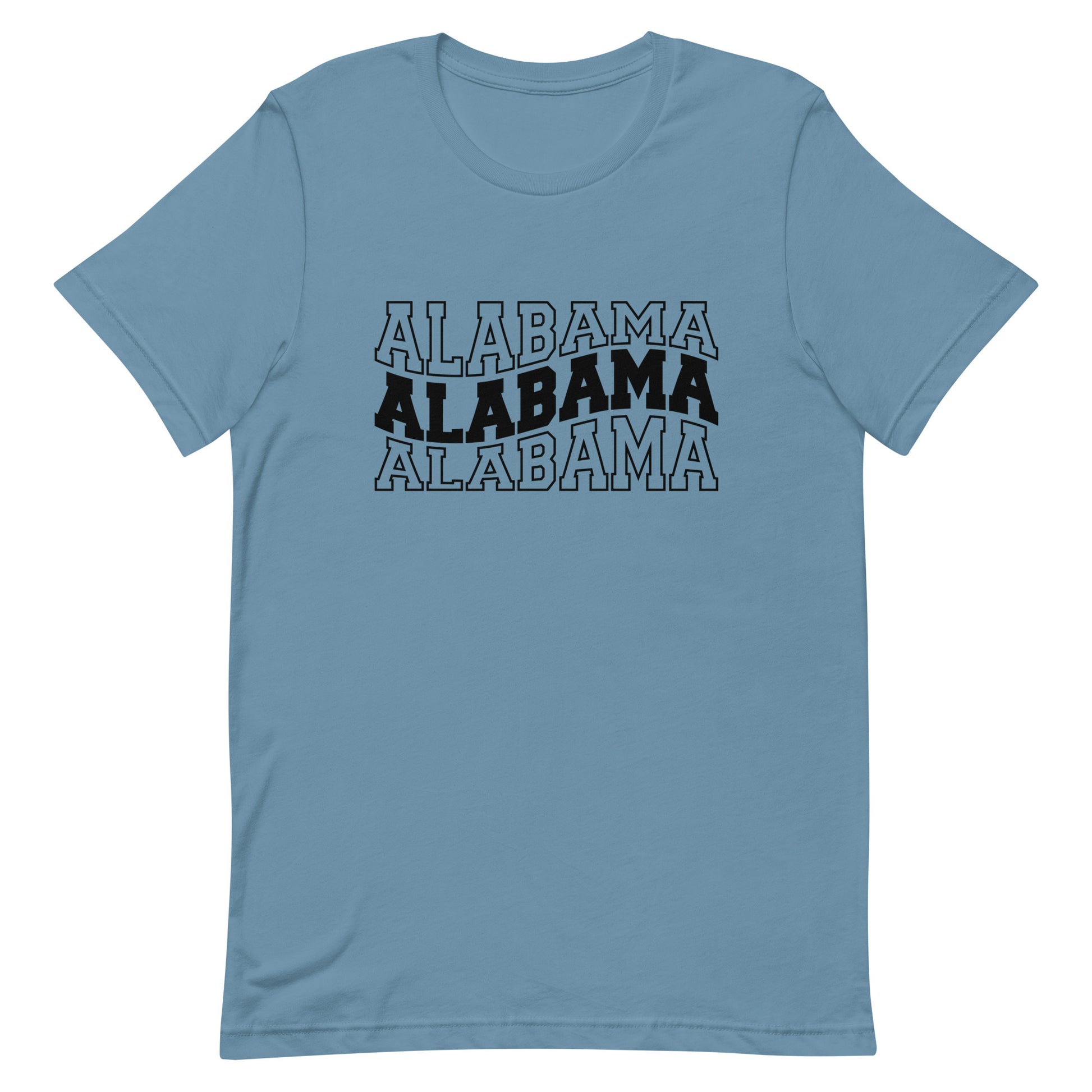 Alabama Varsity Letters Wavy Unisex T-shirt