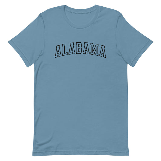 Alabama Varsity Letters Arch Unisex T-shirt
