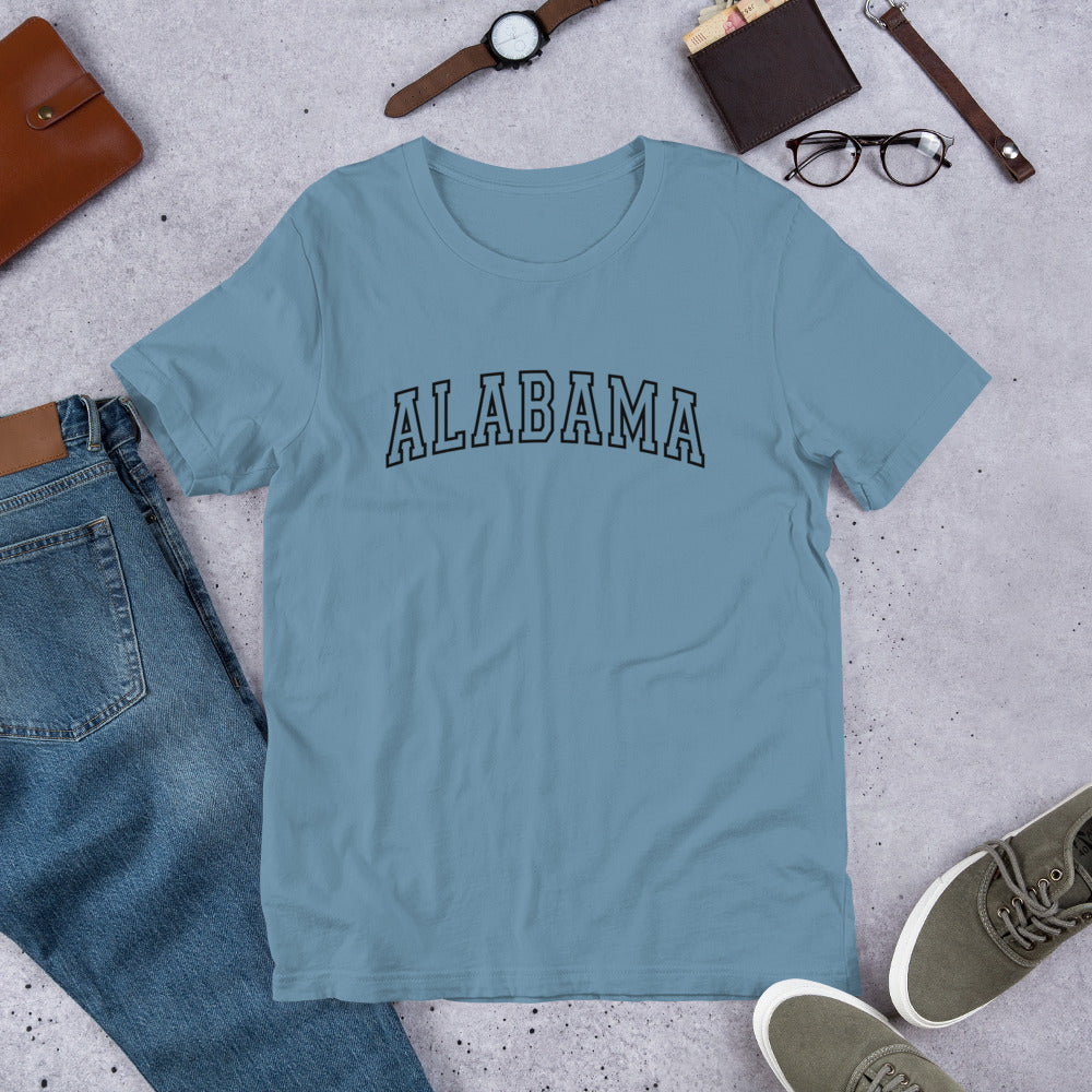 Alabama Varsity Letters Arch Unisex T-shirt