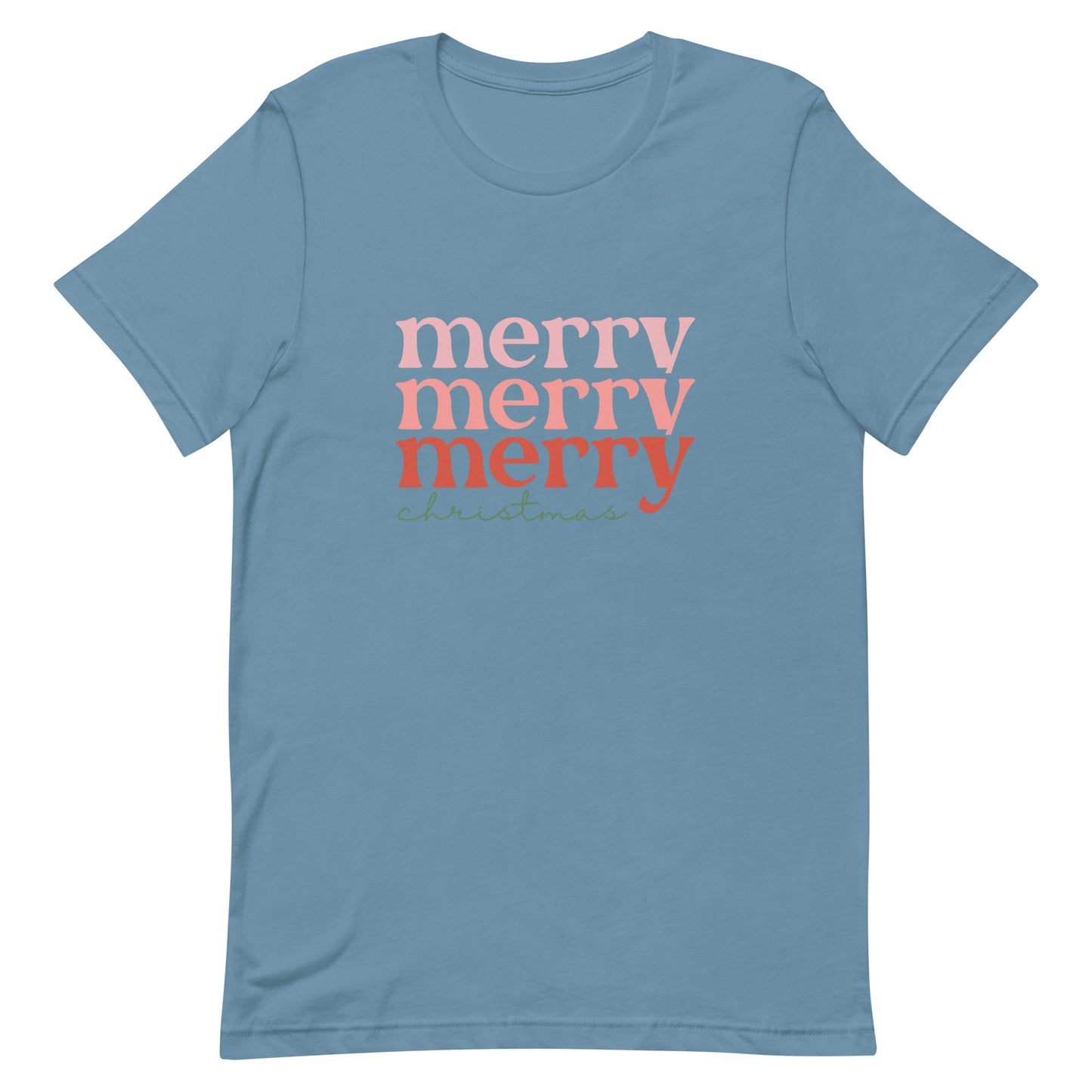 Merry Merry Merry Christmas Unisex t-shirt