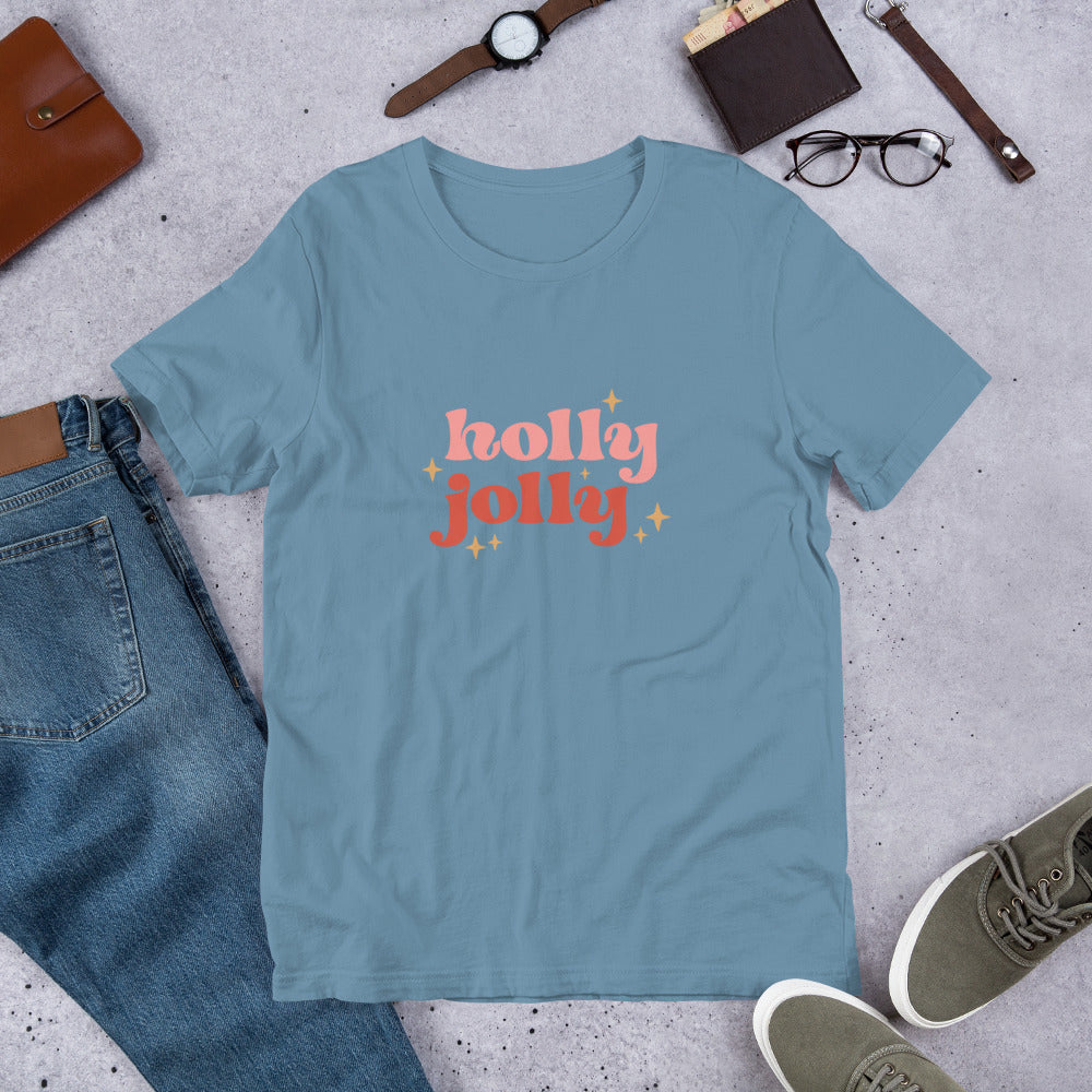 Holly Jolly Unisex T-shirt - Christmas Holiday