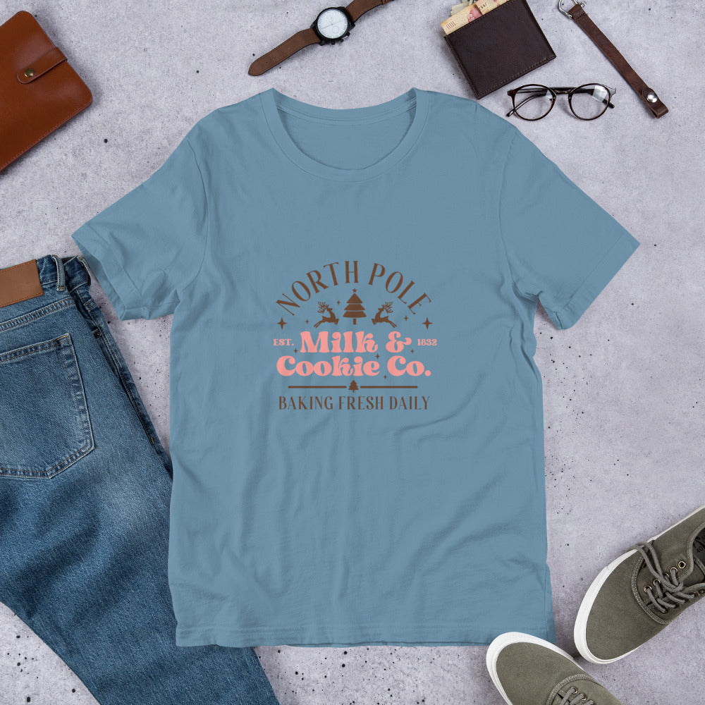 North Pole Milk & Cookie Co Unisex t-shirt