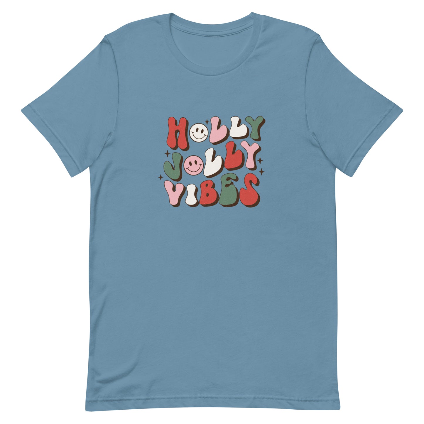 Holly Jolly Vibes Unisex T-shirt - Christmas Holiday
