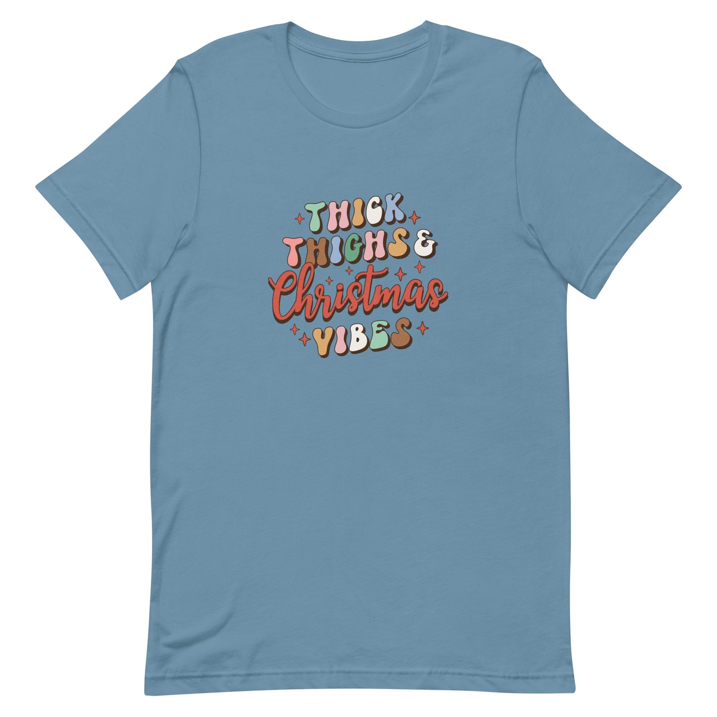 Thick Thighs & Christmas Vibes Unisex t-shirt