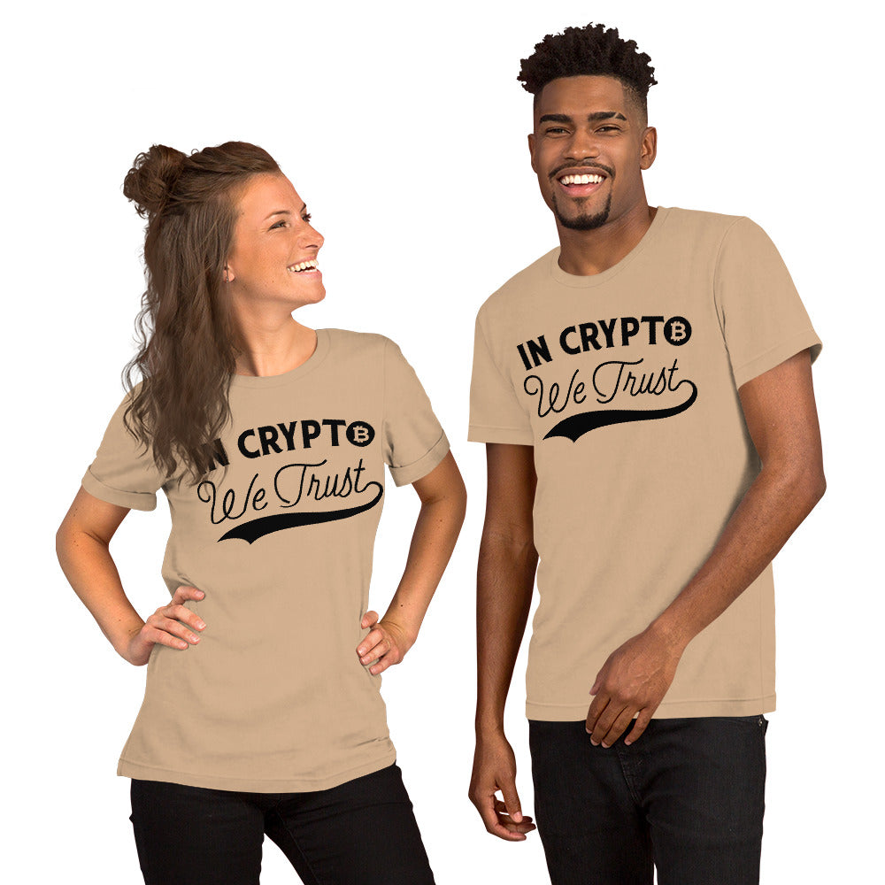In Crypto We Trust Unisex t-shirt