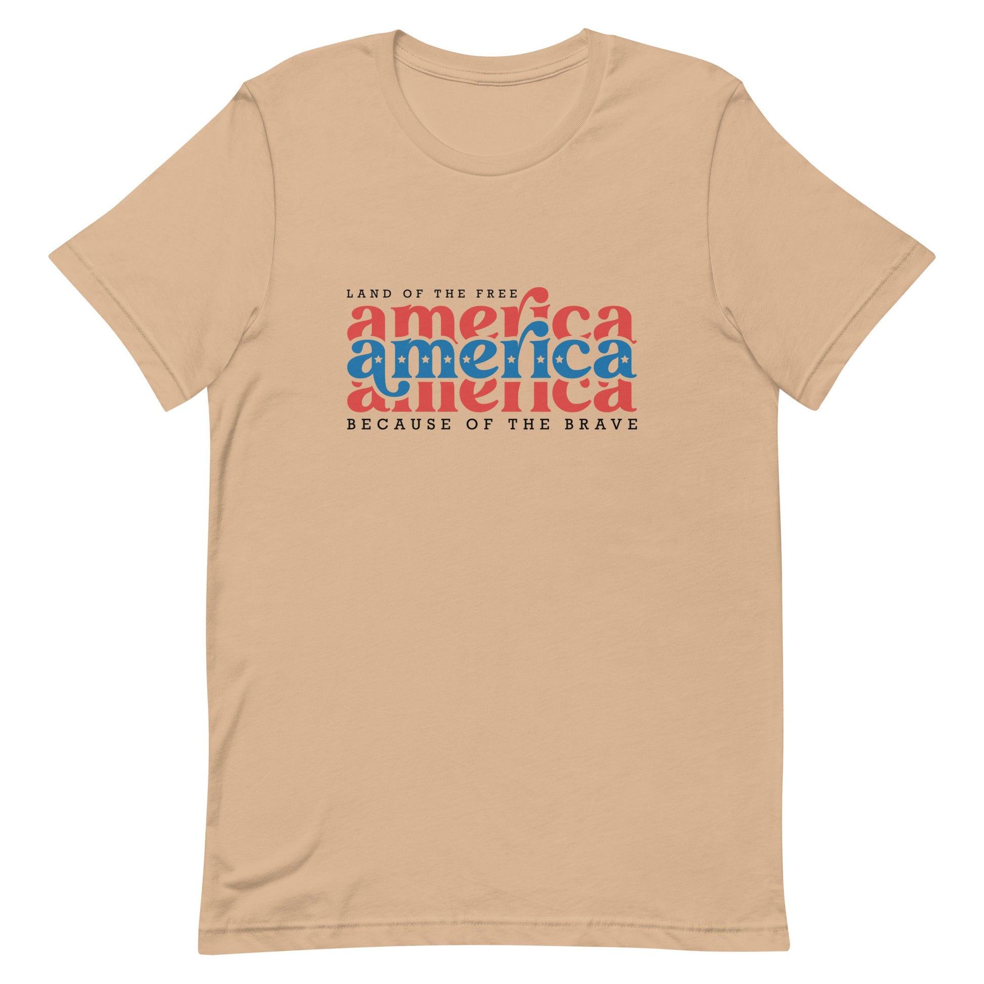 Land of the Free America Unisex Tshirt
