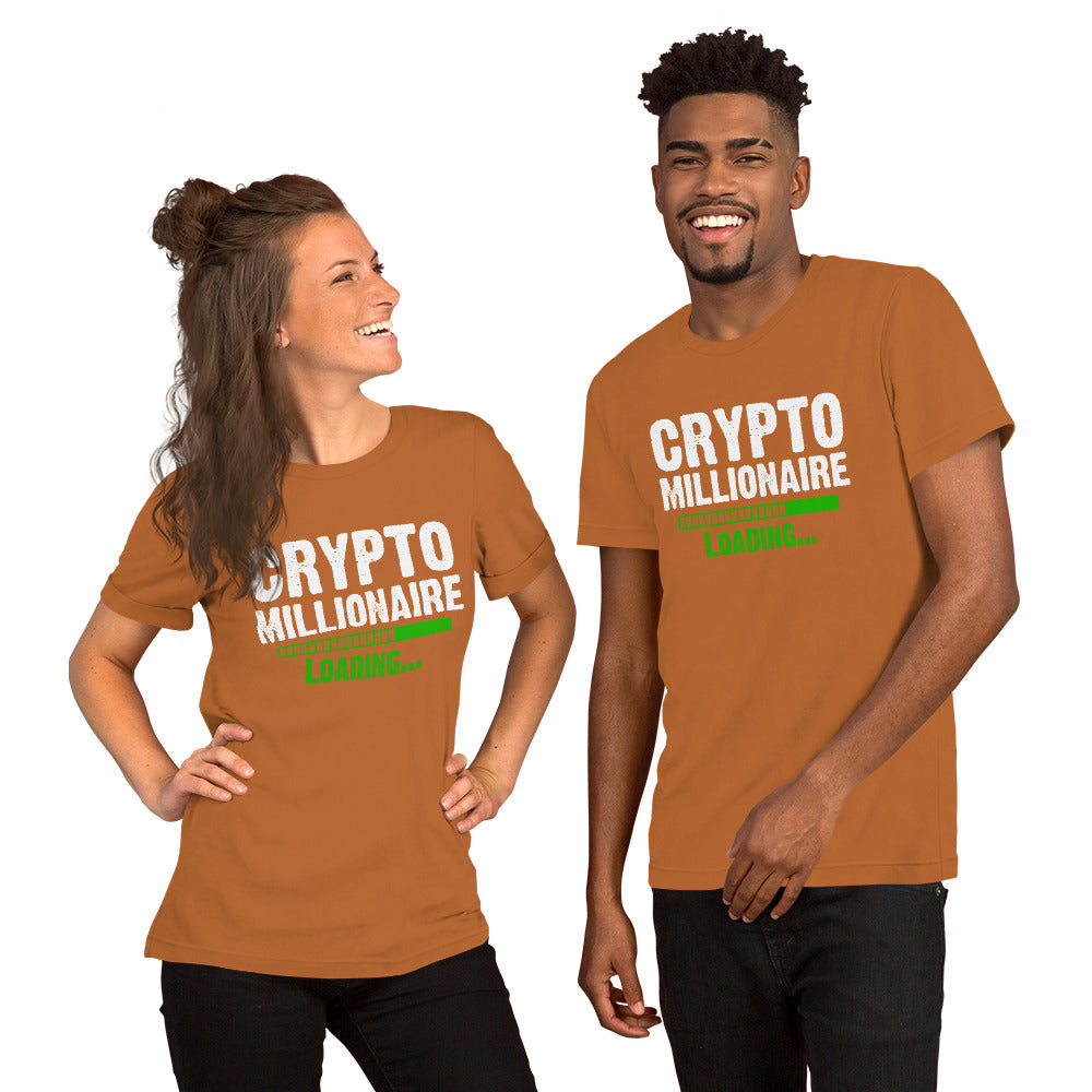 Crypto Millionaire Loading Unisex T-shirt