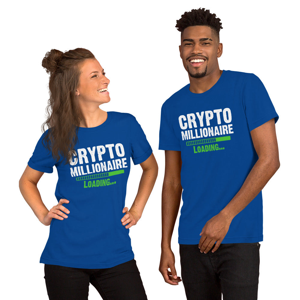 Crypto Millionaire Loading Unisex T-shirt