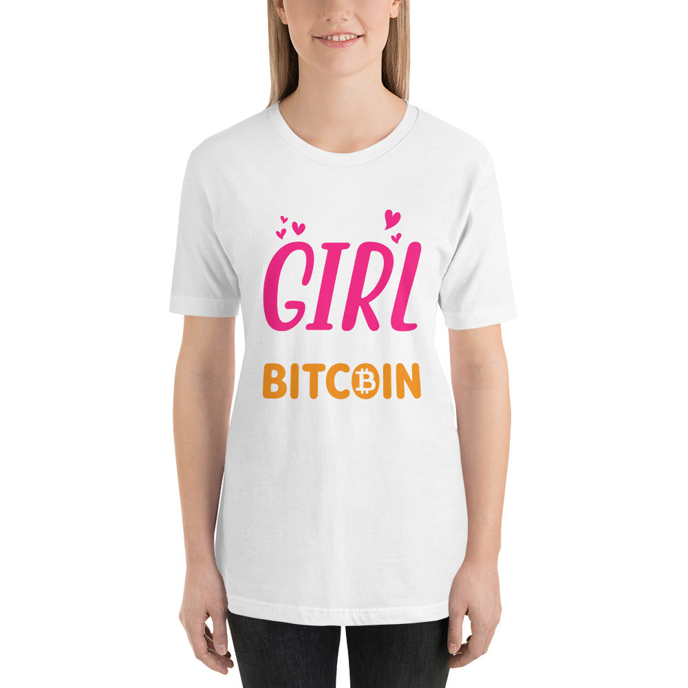 This Girl Loves Her Bitcoin Unisex t-shirt