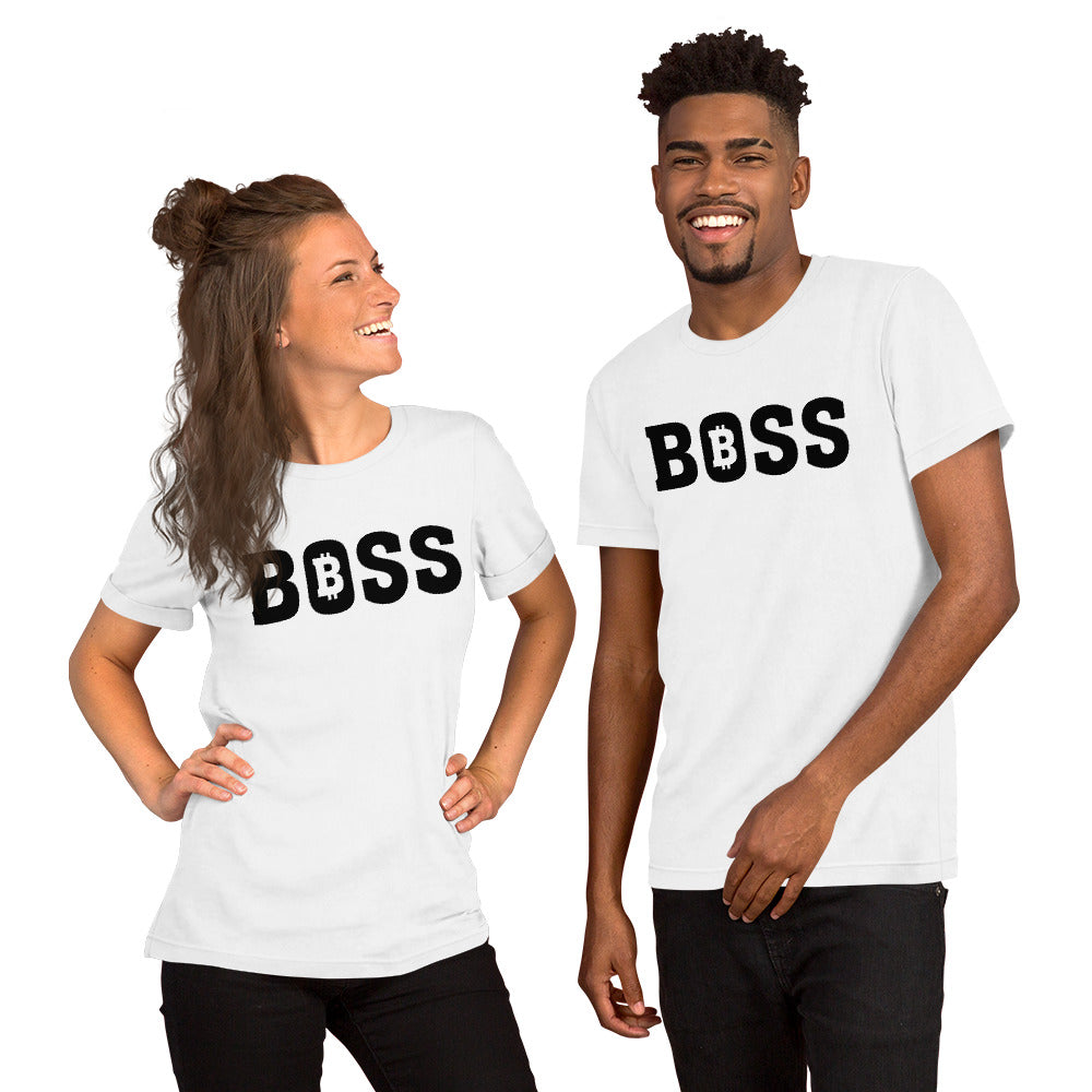 Boss Bitcoin Unisex t-shirt