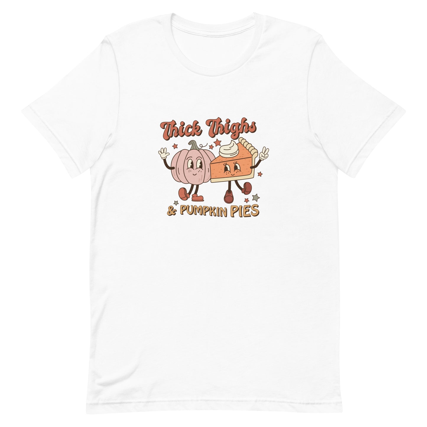 Thick Thighs and Pumpkin Pies Unisex t-shirt