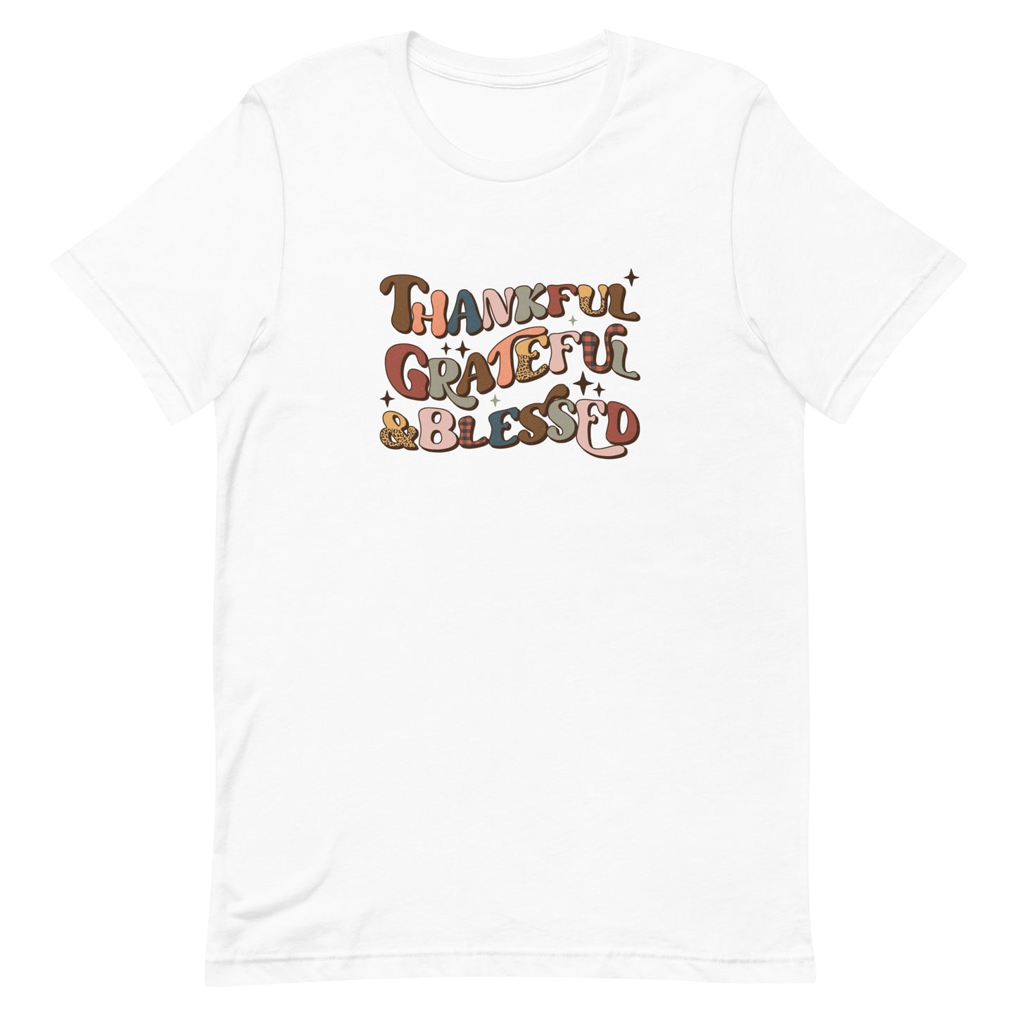Thankful Grateful & Blessed Unisex t-shirt