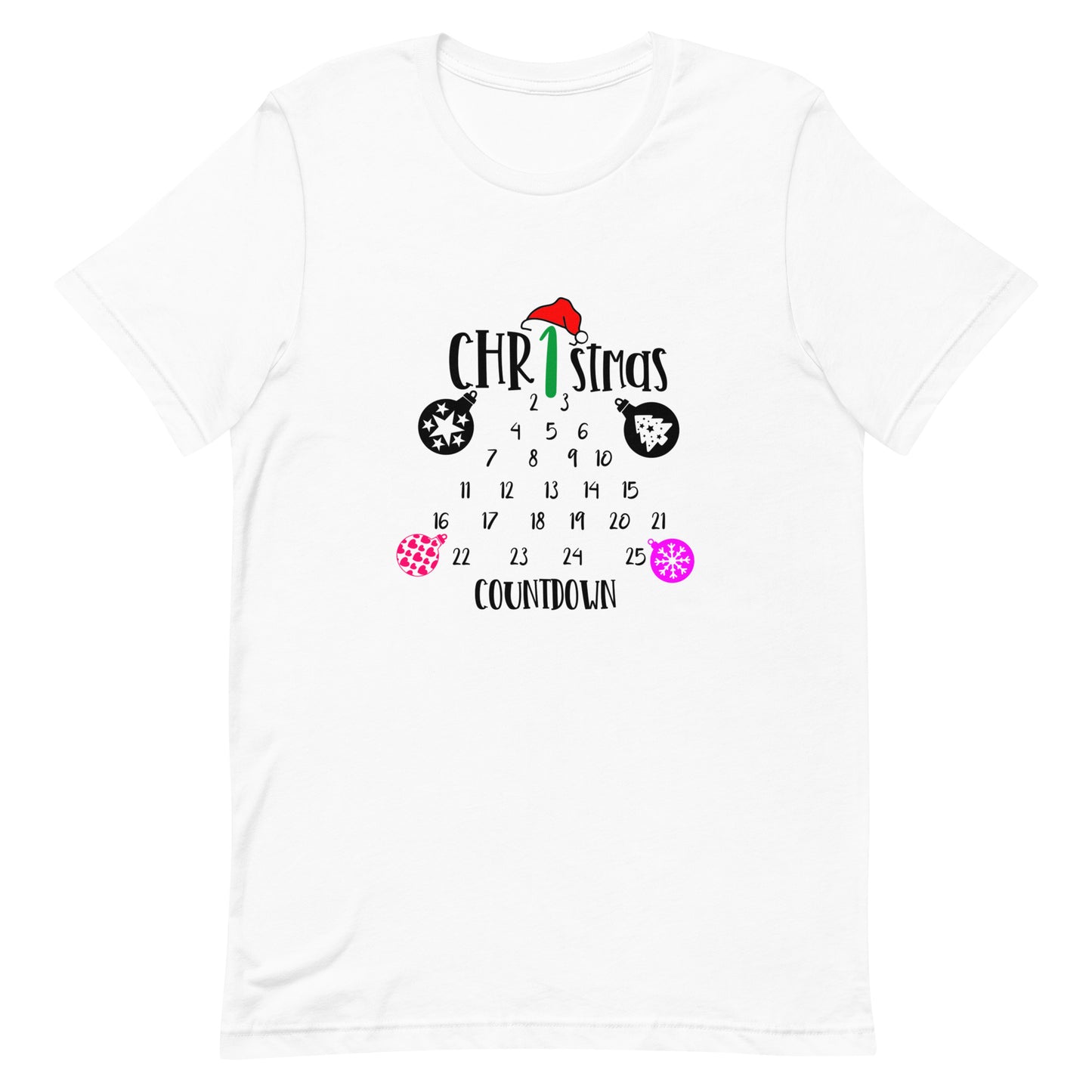 Christmas Countdown Unisex Tshirt