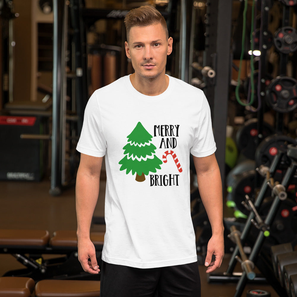 Merry and Bright Unisex t-shirt