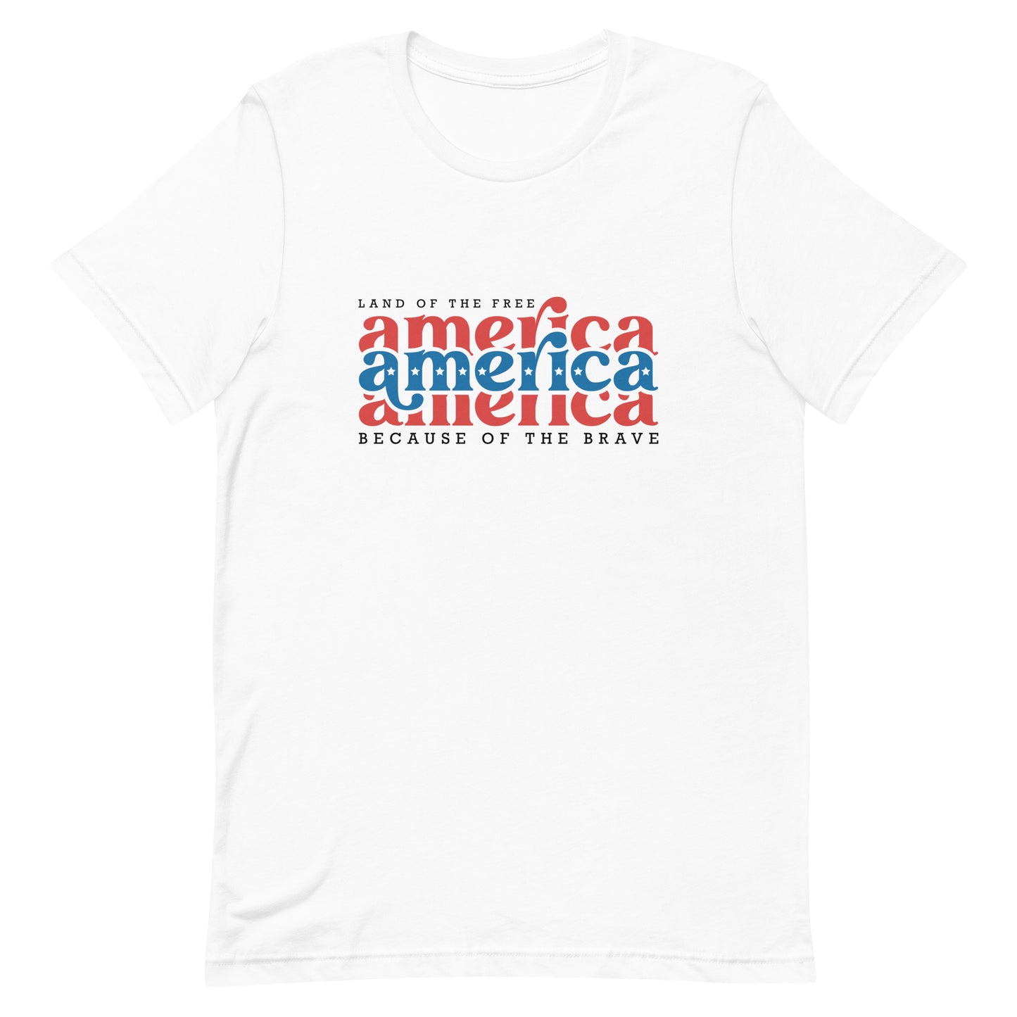 Land of the Free America Unisex Tshirt