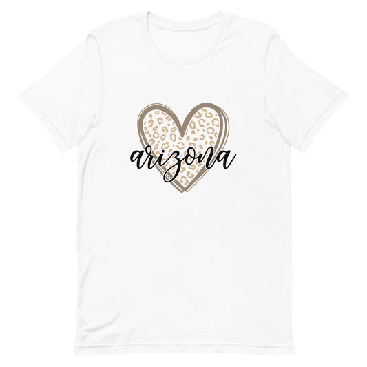 Arizona Heart Unisex Tshirt