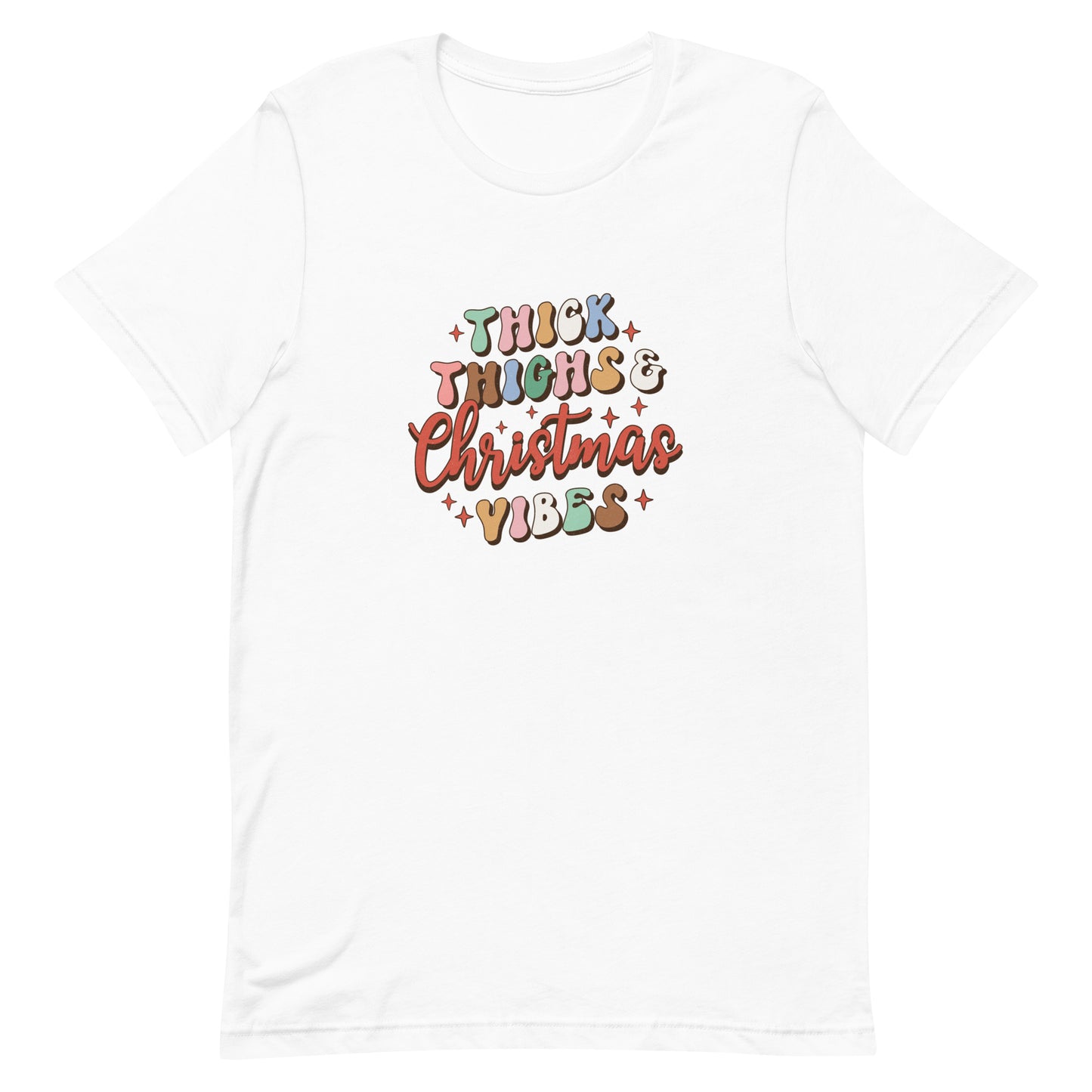 Thick Thighs & Christmas Vibes Unisex t-shirt