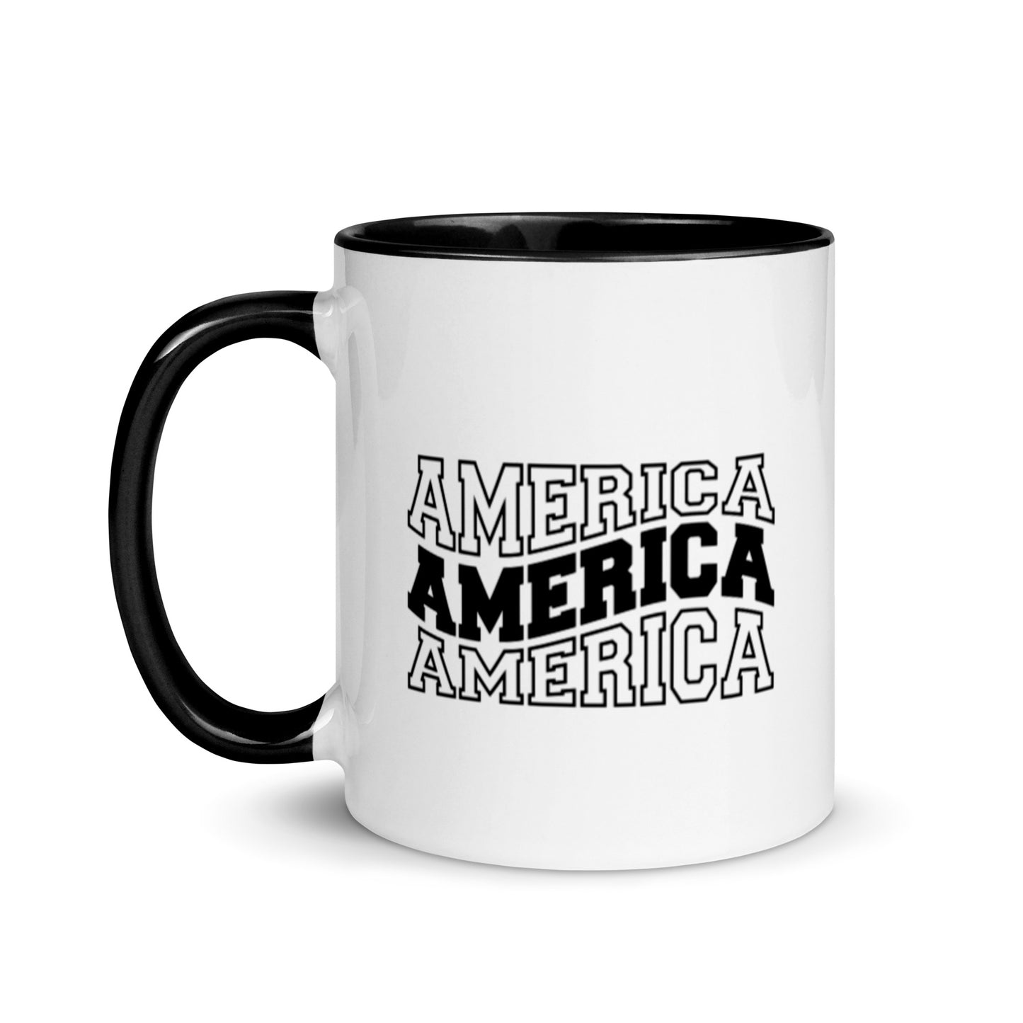 America Mug with Color Inside