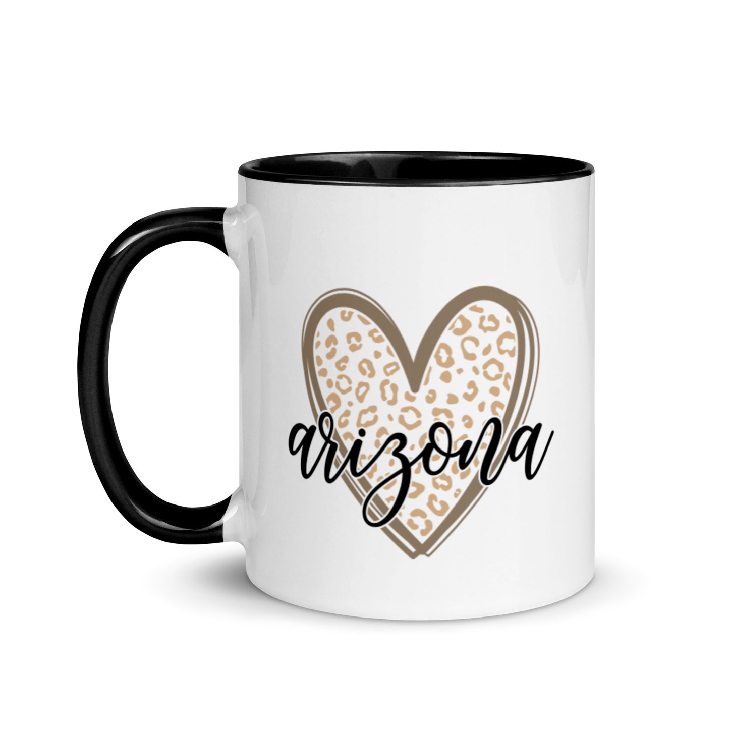 Arizona Heart Mug with Color Inside
