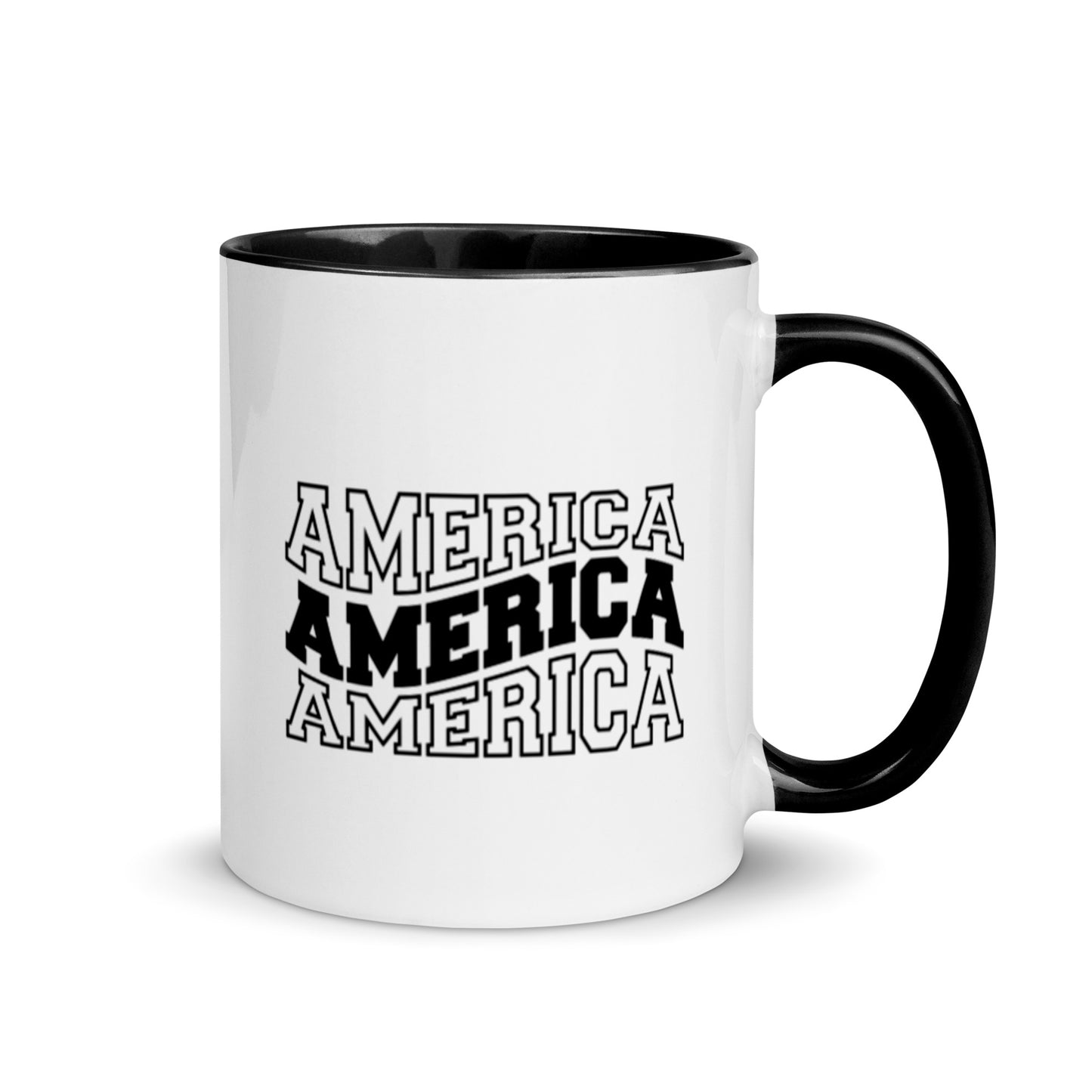 America Mug with Color Inside