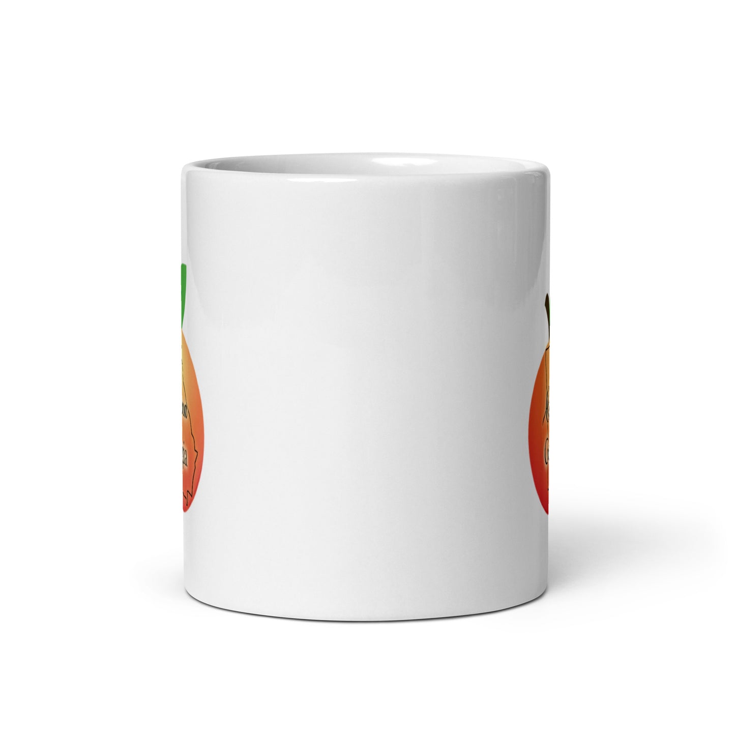 Anna Georgia White glossy mug