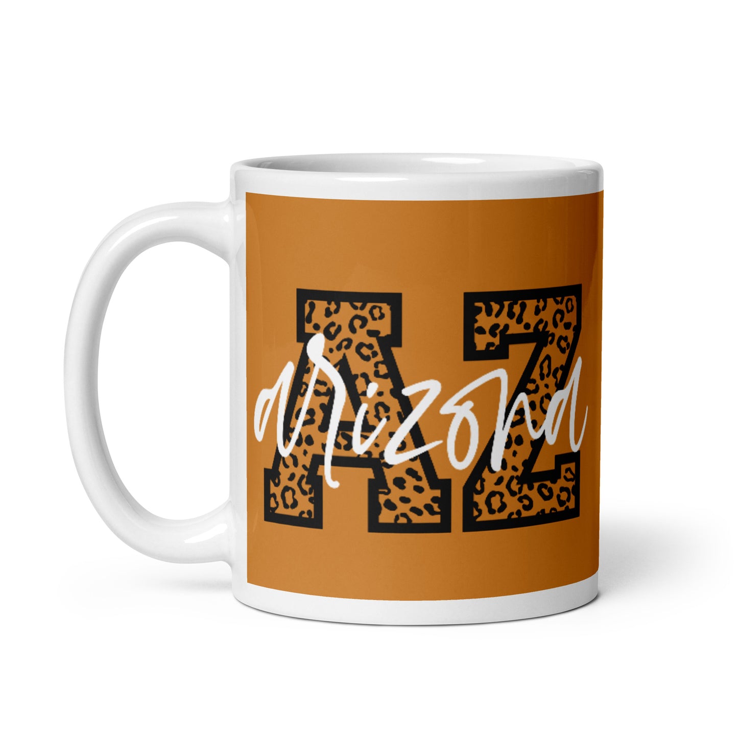 Arizona White glossy mug
