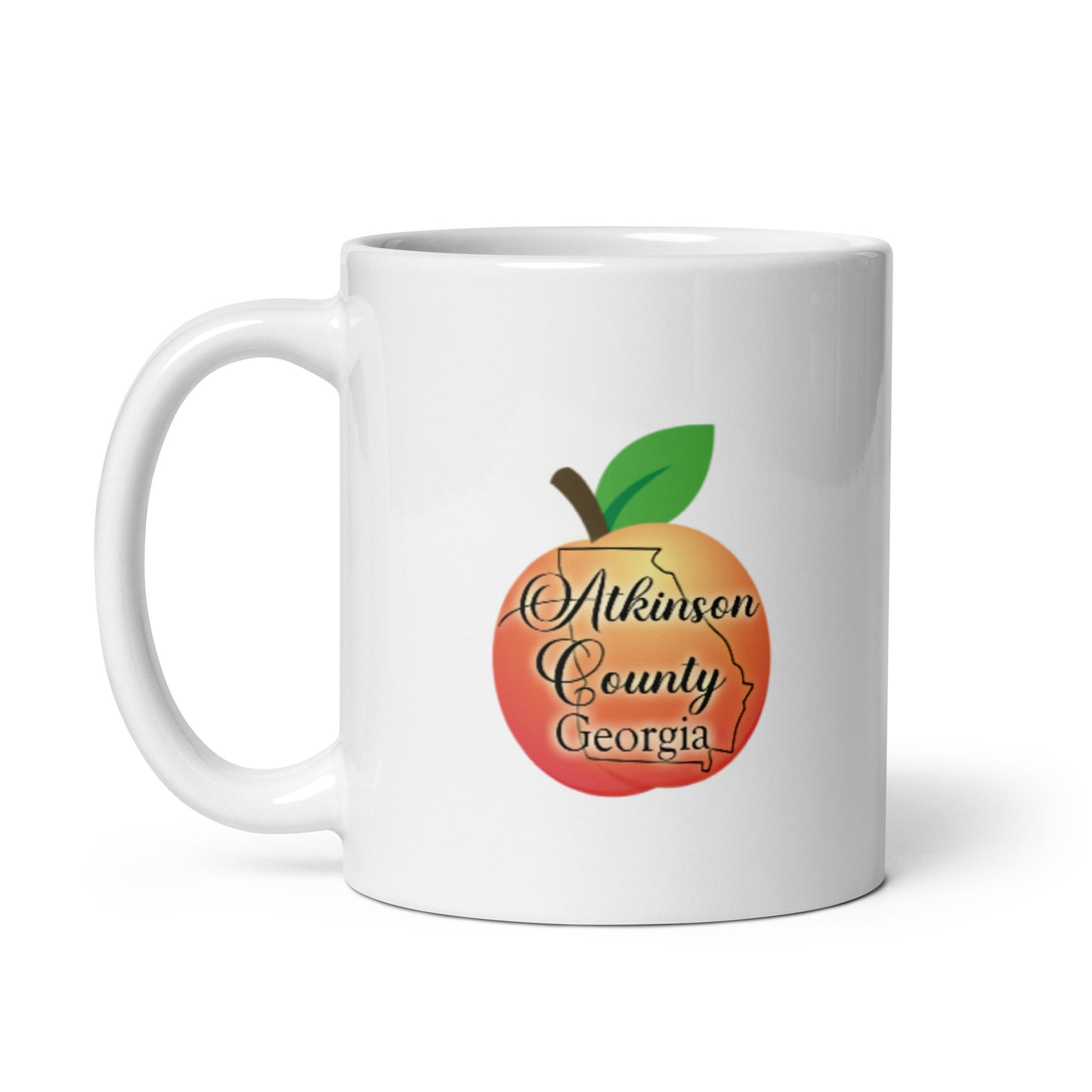 Atkinson County Georgia White glossy mug