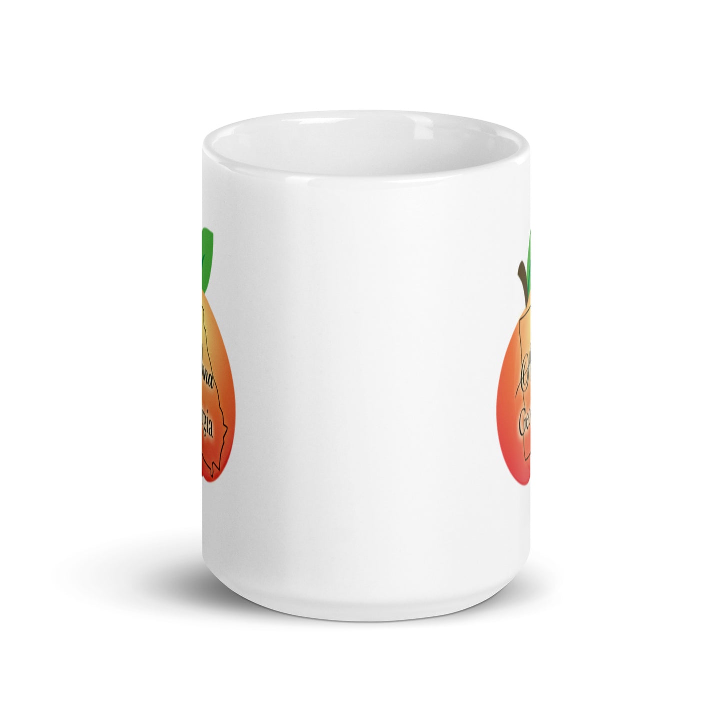 Anna Georgia White glossy mug