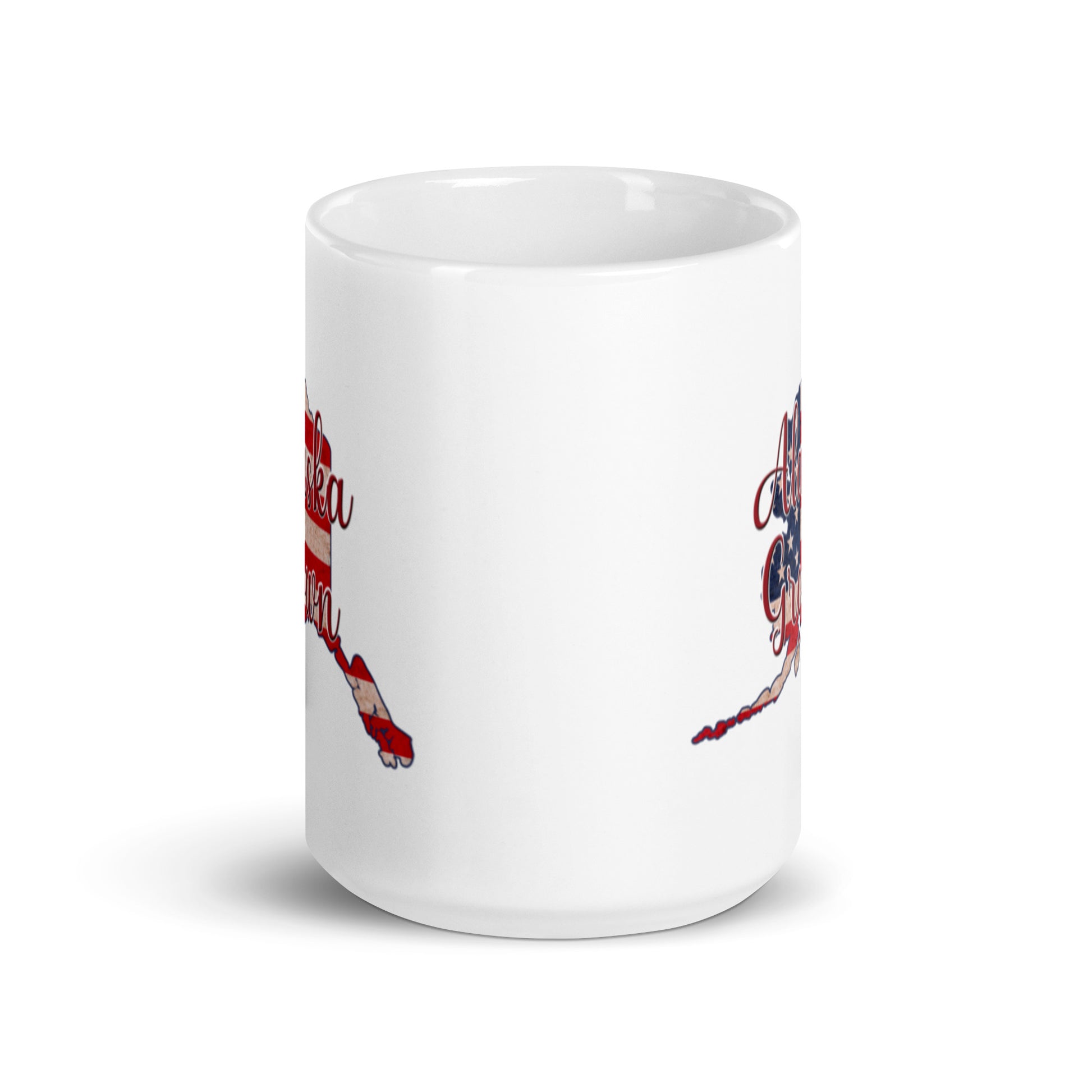 Alaska Grown White Glossy Ceramic Mug