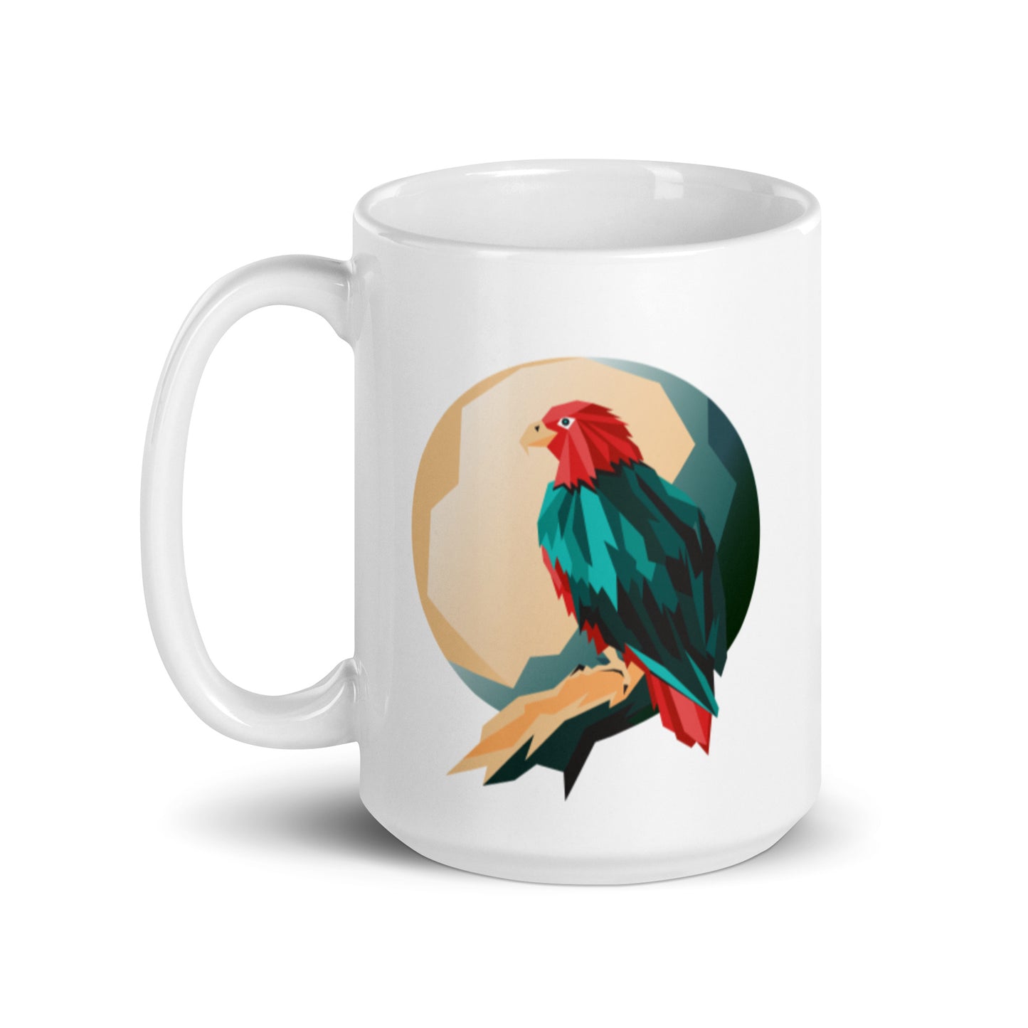 Eagle White glossy mug
