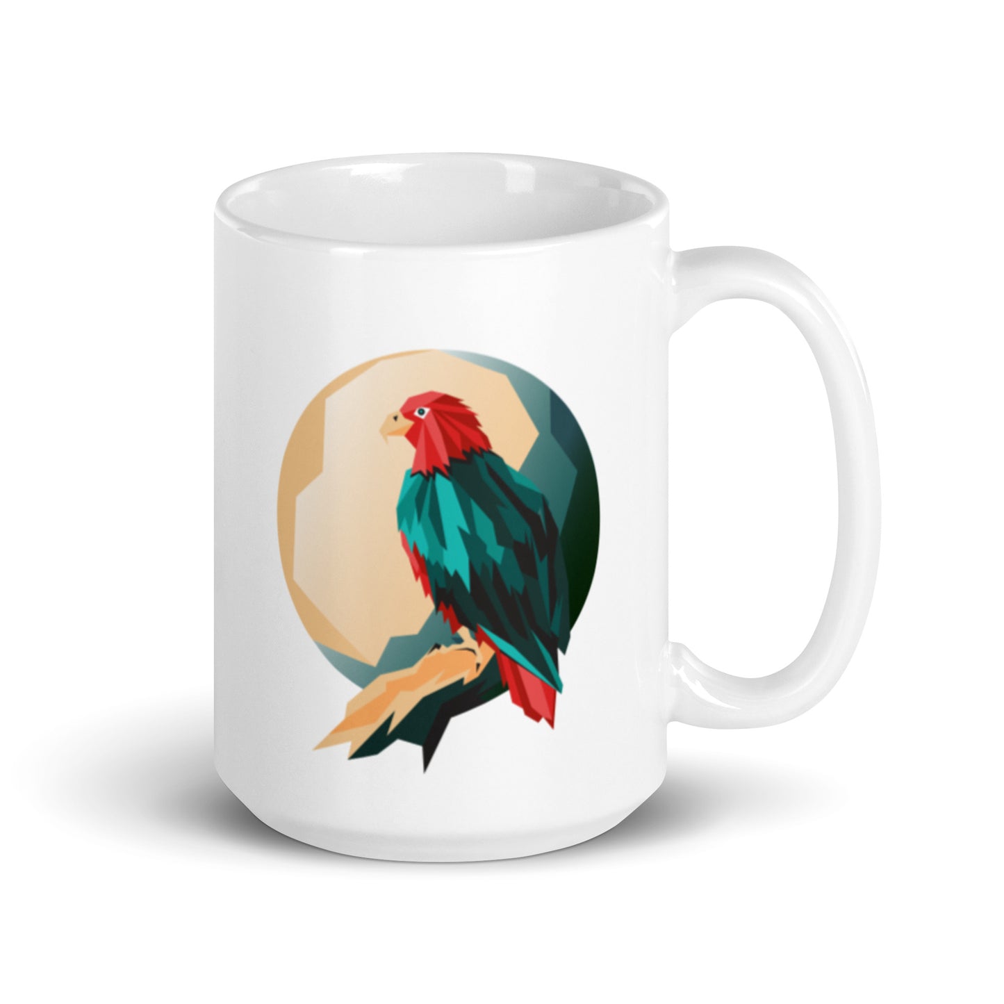 Eagle White glossy mug