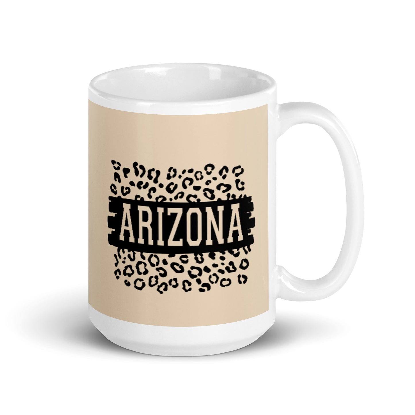 Arizona White glossy mug