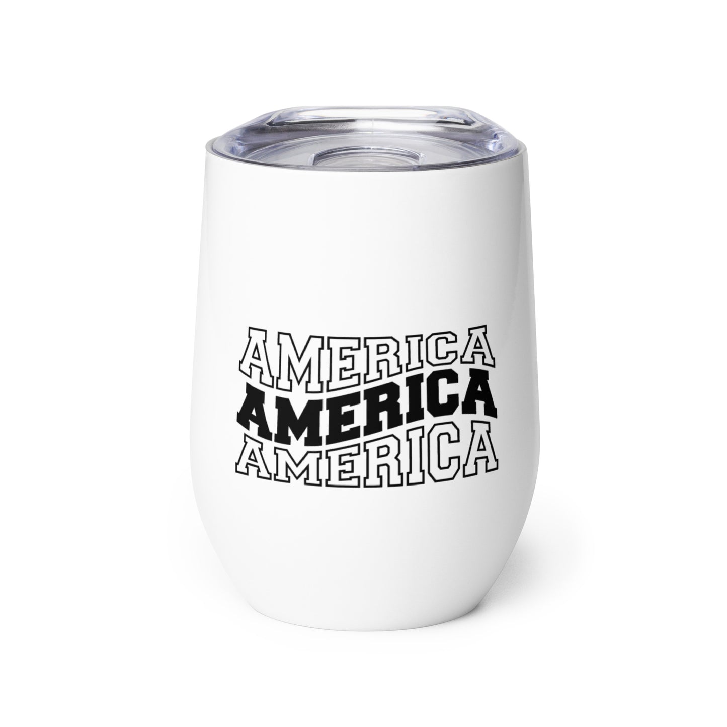 America Wine tumbler