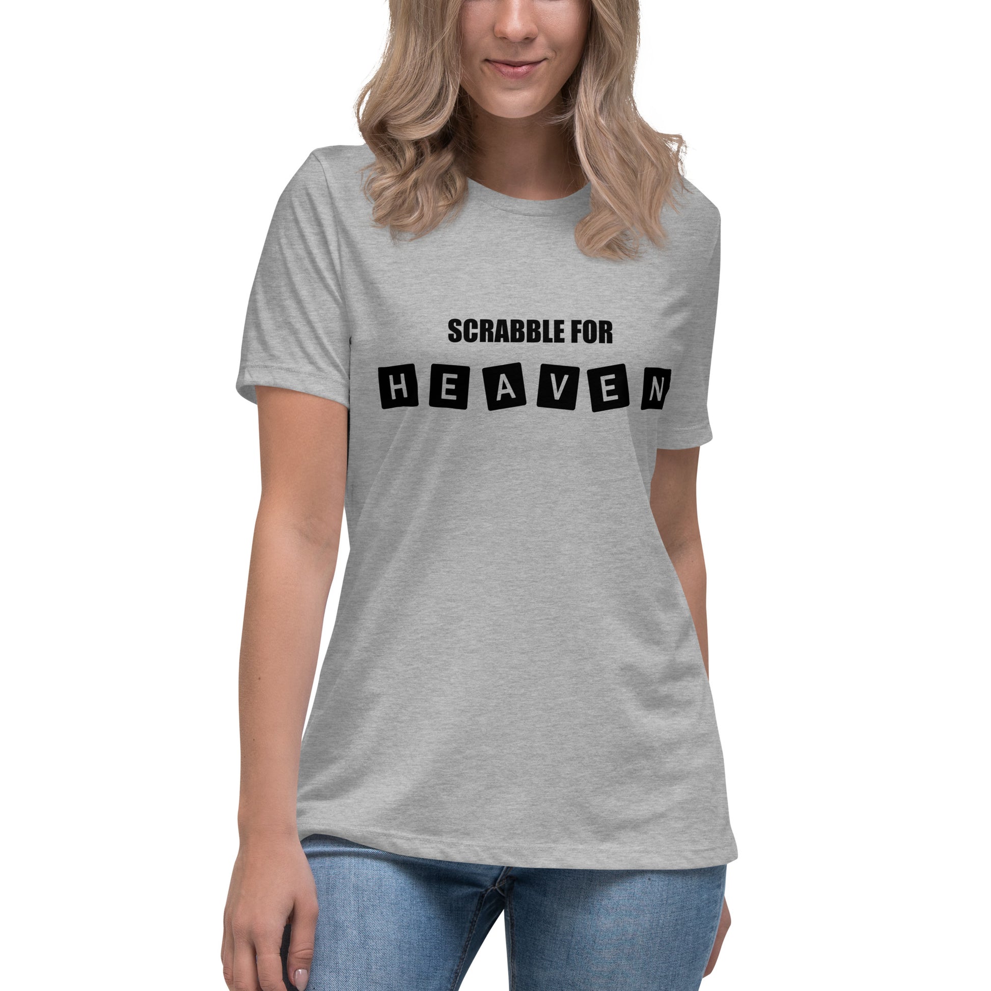 Scrabble for Heaven Women's Relaxed T-Shirt