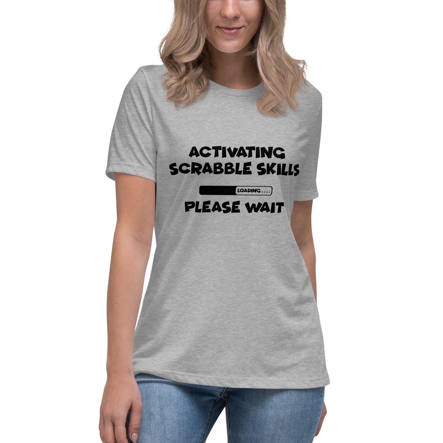 Activating Scrabble Skills Please Wait T-shirt