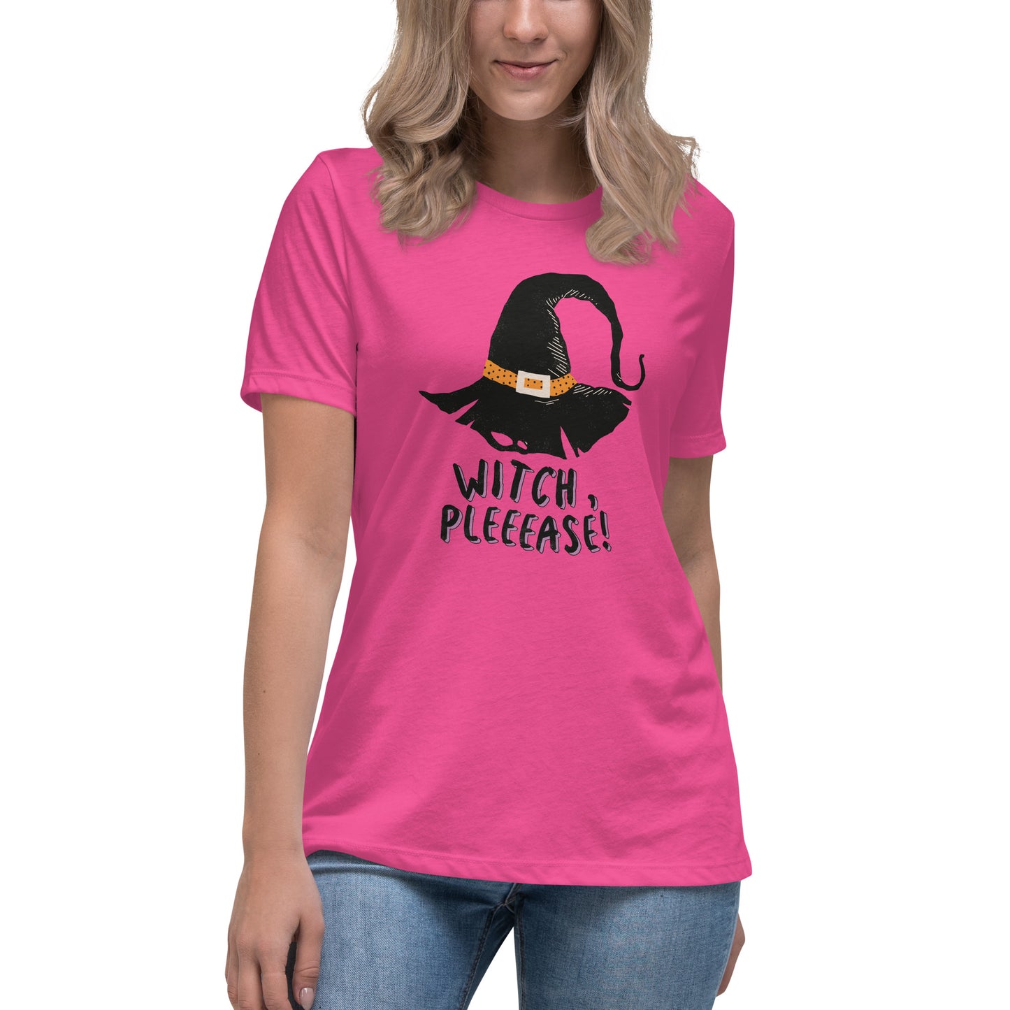 Witch Please! Women's Relaxed T-Shirt Tee Tshirt