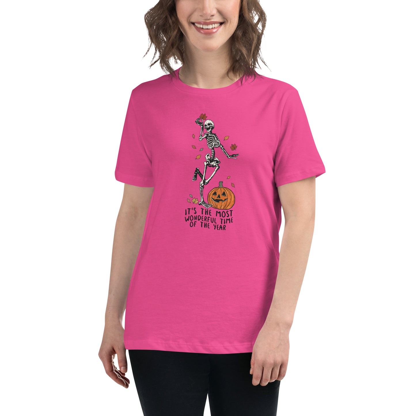 It's the Most Wonderful Time of the Year Halloween Women's Relaxed T-Shirt Tee Tshirt
