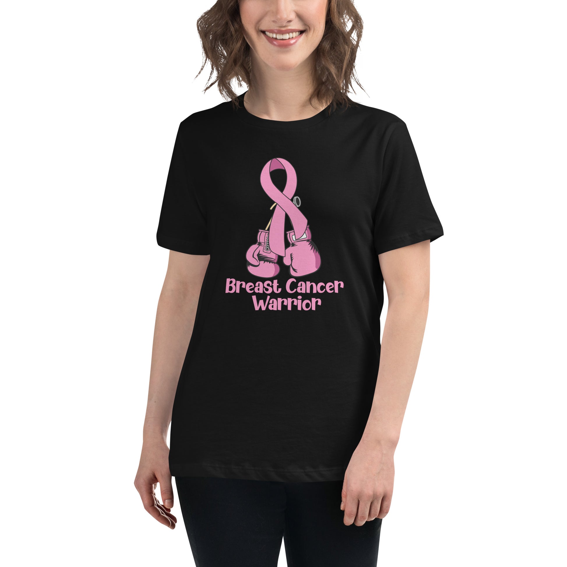 Breast Cancer Warrior Women's Relaxed Tshirt