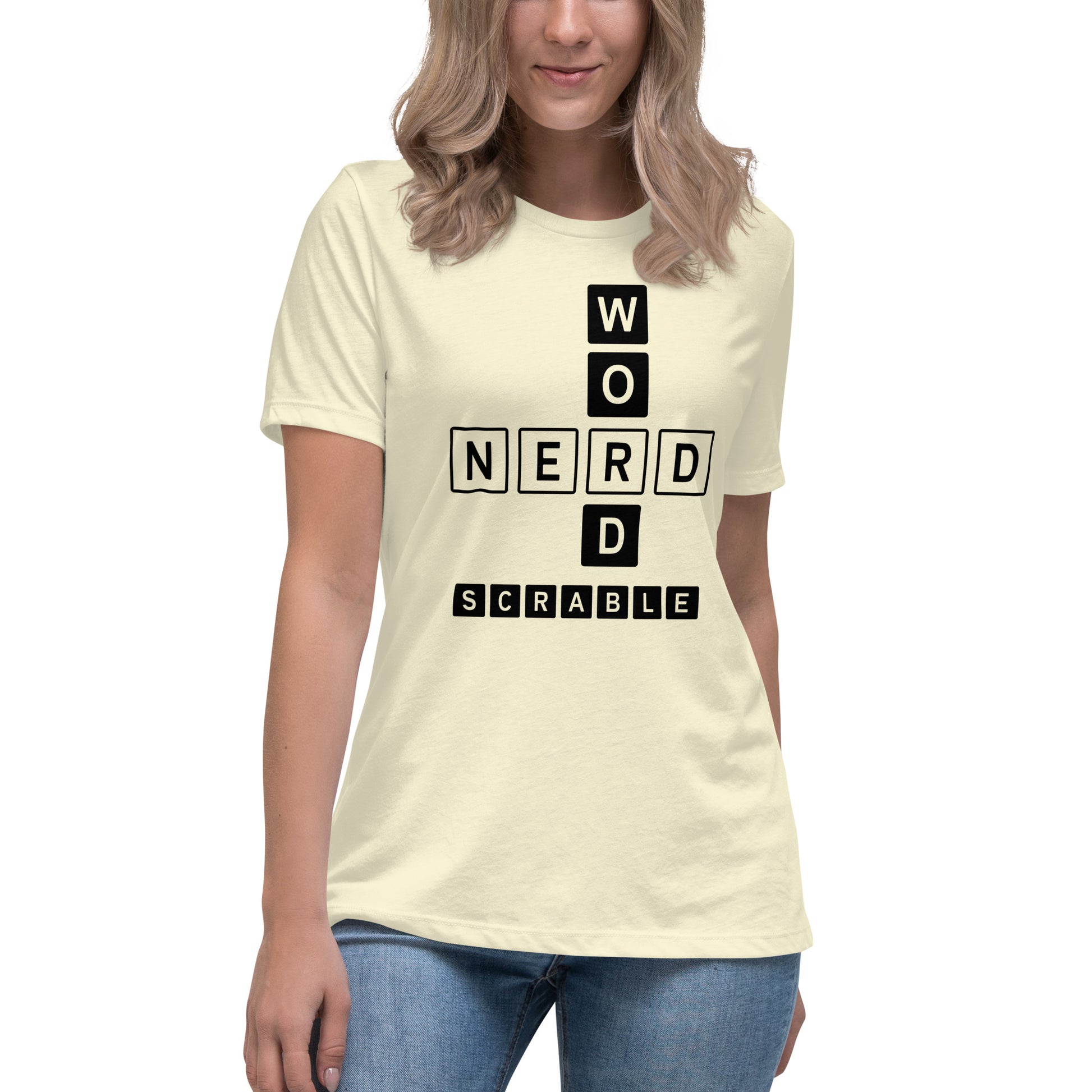 Word Nerd Scrabble Women's Relaxed T-Shirt